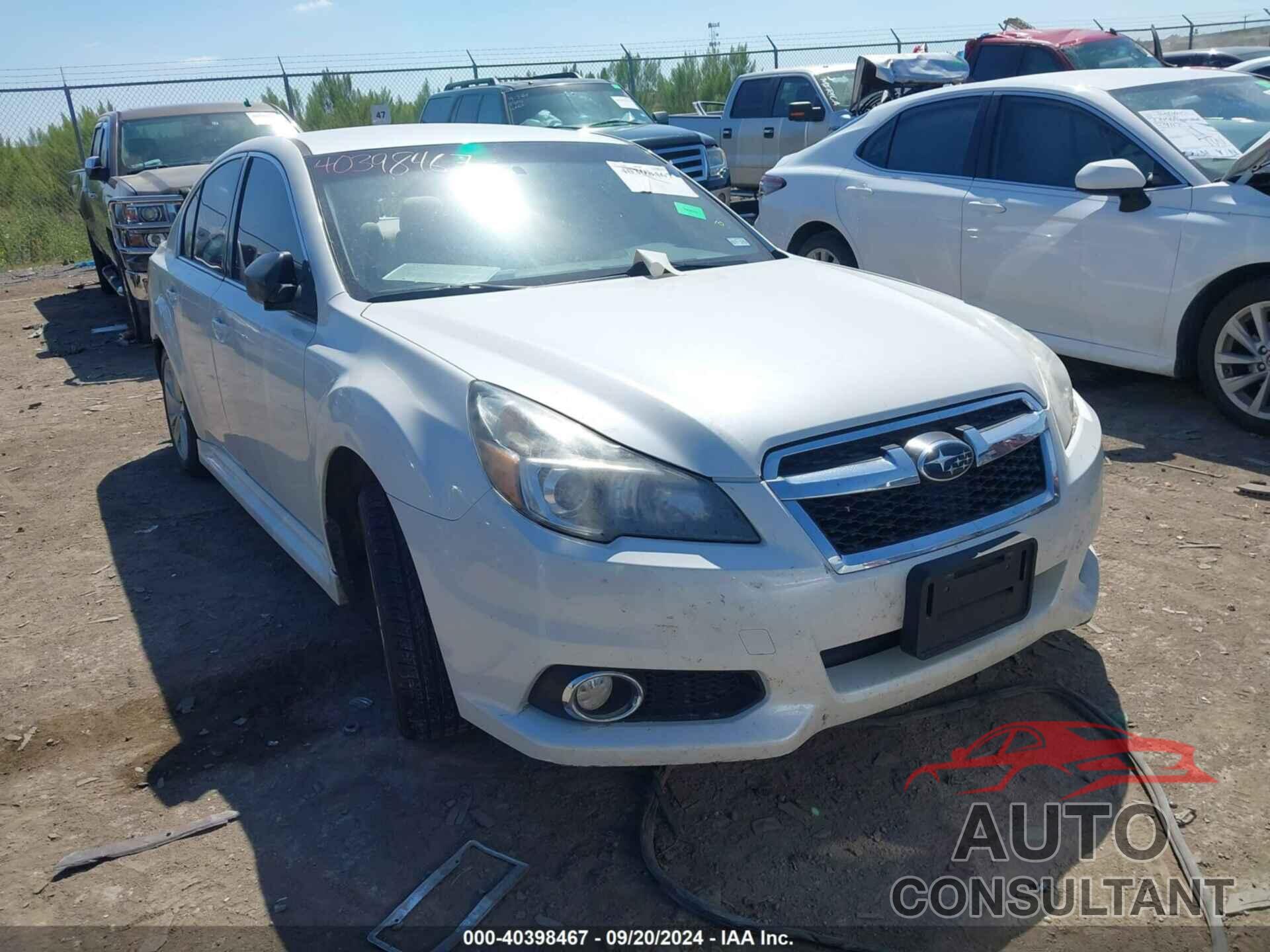 SUBARU LEGACY 2014 - 4S3BMBA6XE3017695