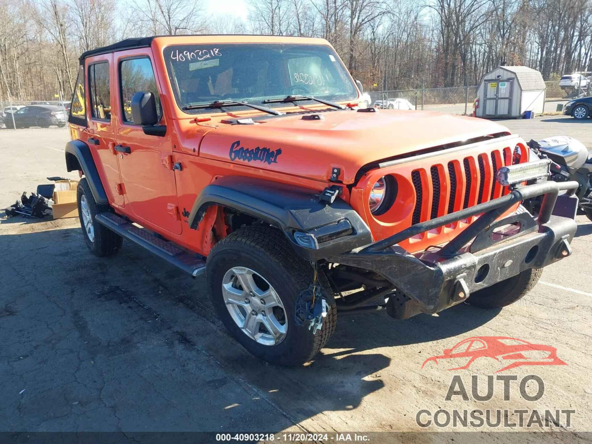 JEEP WRANGLER UNLIMITED 2019 - 1C4HJXDG6KW669468