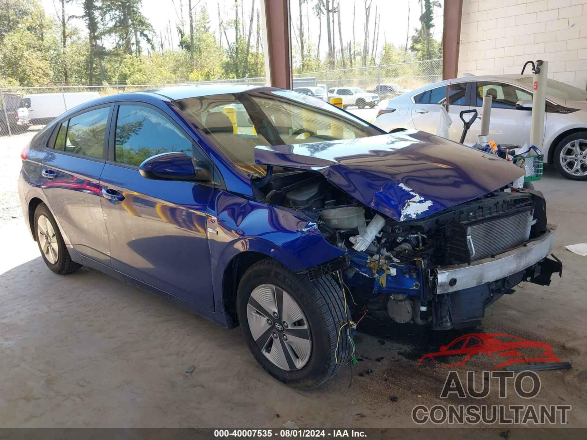 HYUNDAI IONIQ HYBRID 2019 - KMHC65LC8KU171469