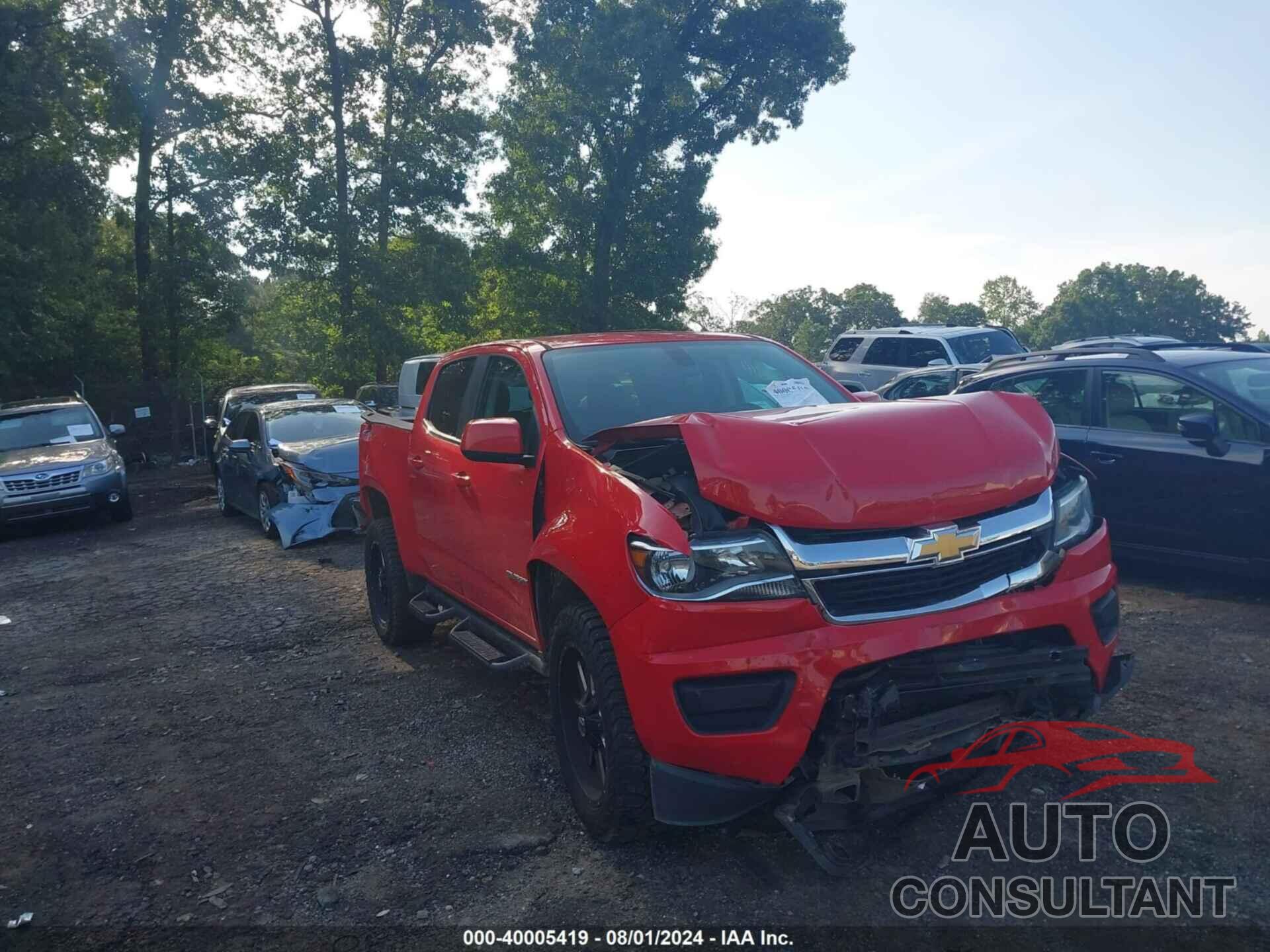 CHEVROLET COLORADO 2018 - 1GCGTBENXJ1319939