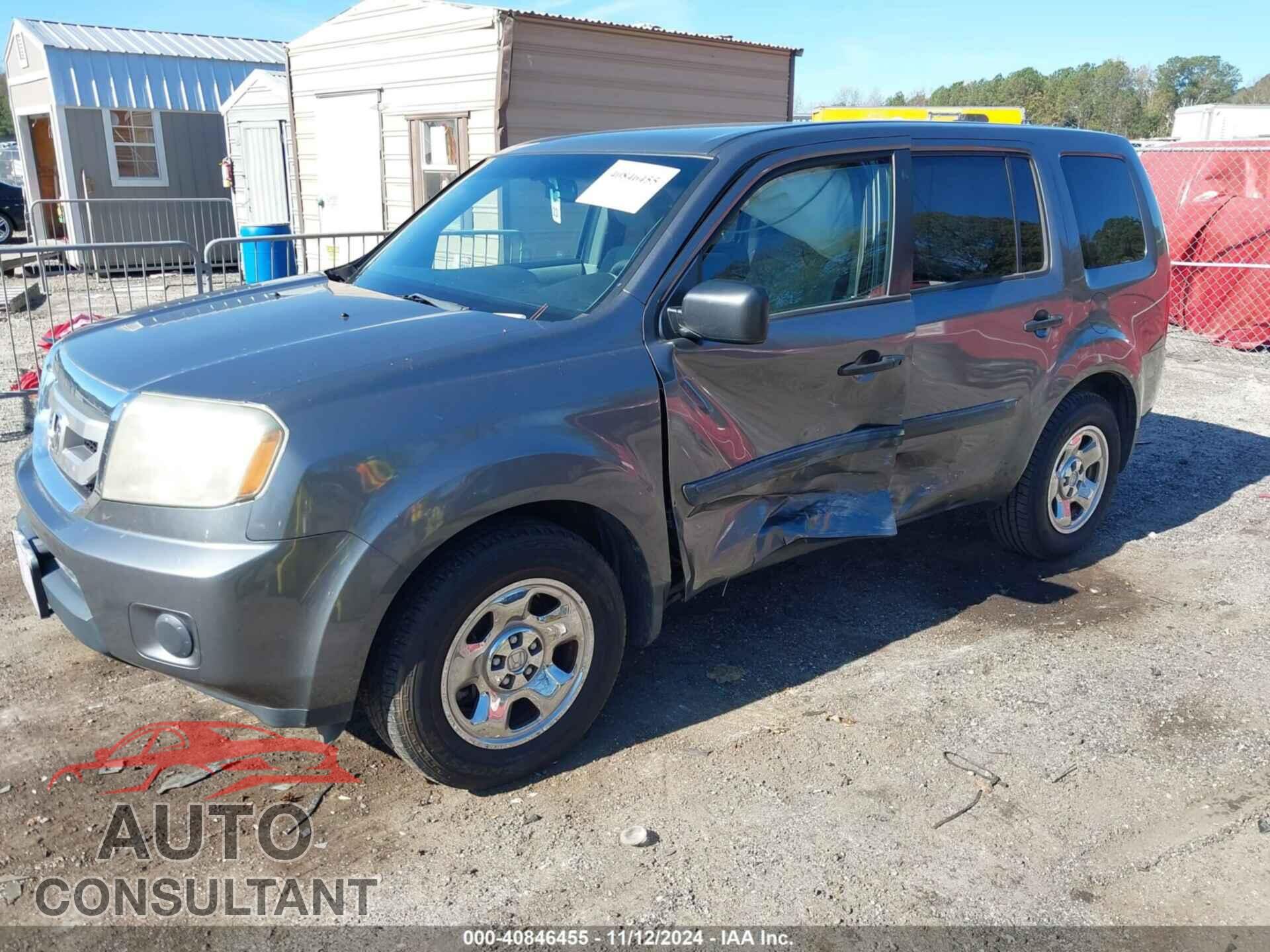 HONDA PILOT 2011 - 5FNYF3H25BB018068