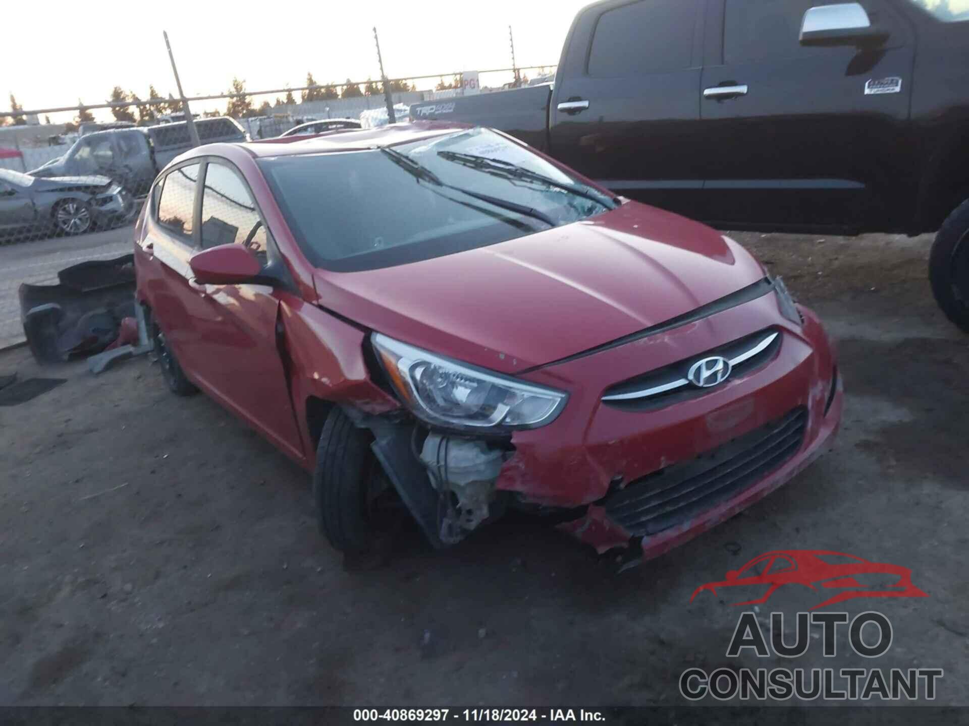 HYUNDAI ACCENT 2017 - KMHCT5AE2HU316947