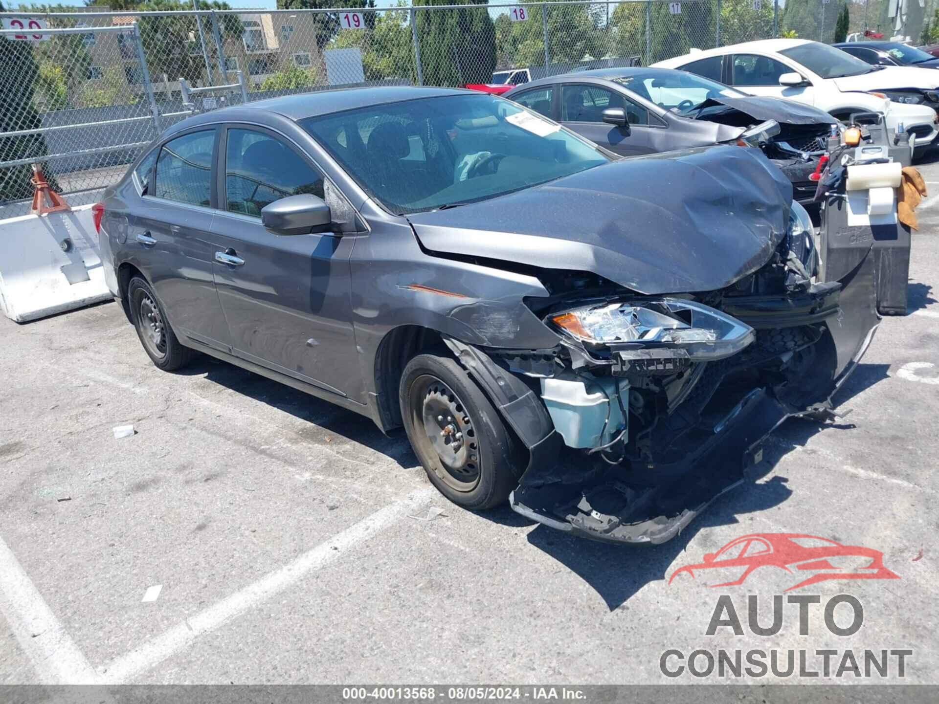 NISSAN SENTRA 2016 - 3N1AB7AP3GL672363