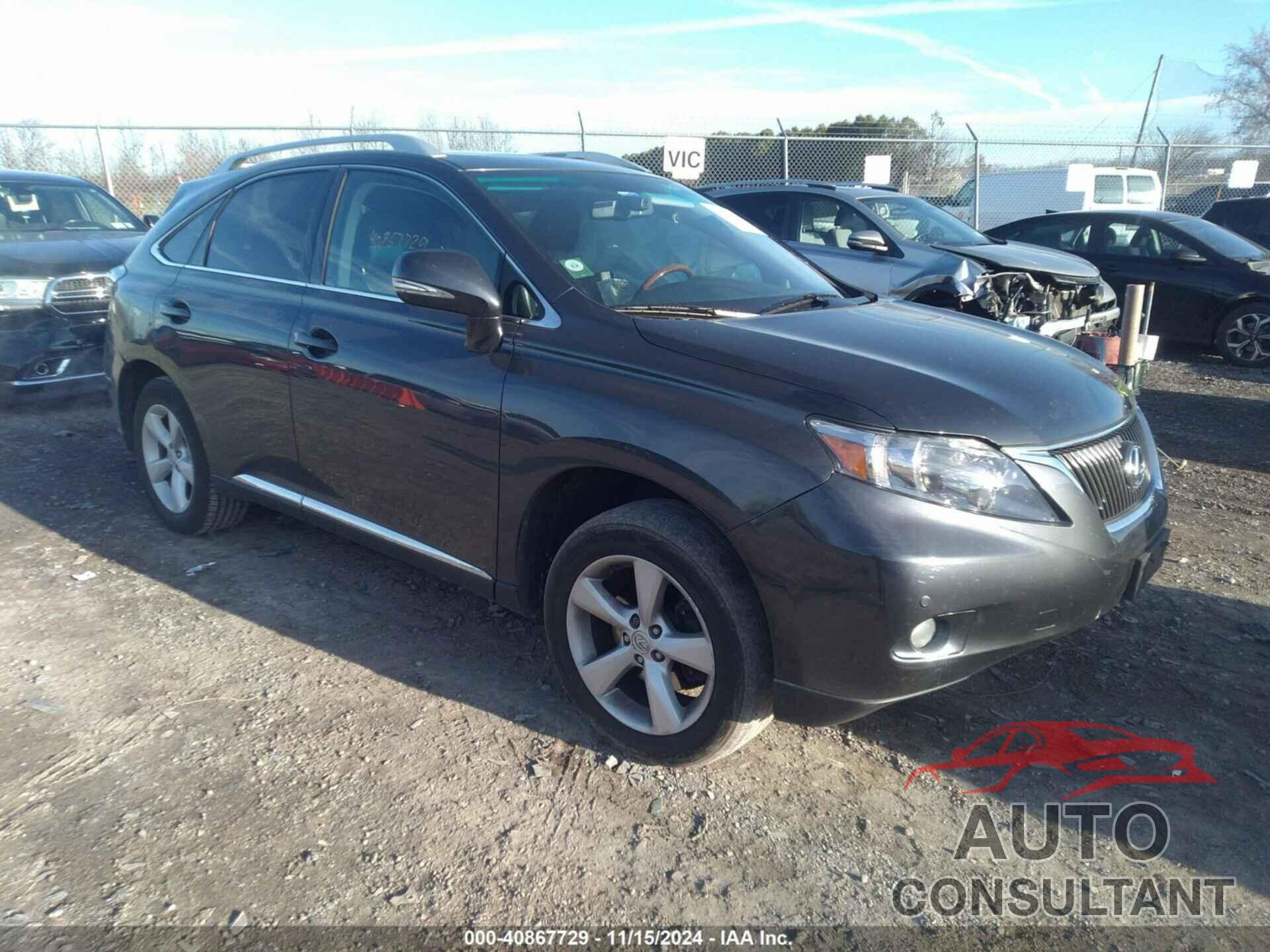 LEXUS RX 350 2011 - 2T2BK1BA0BC116463