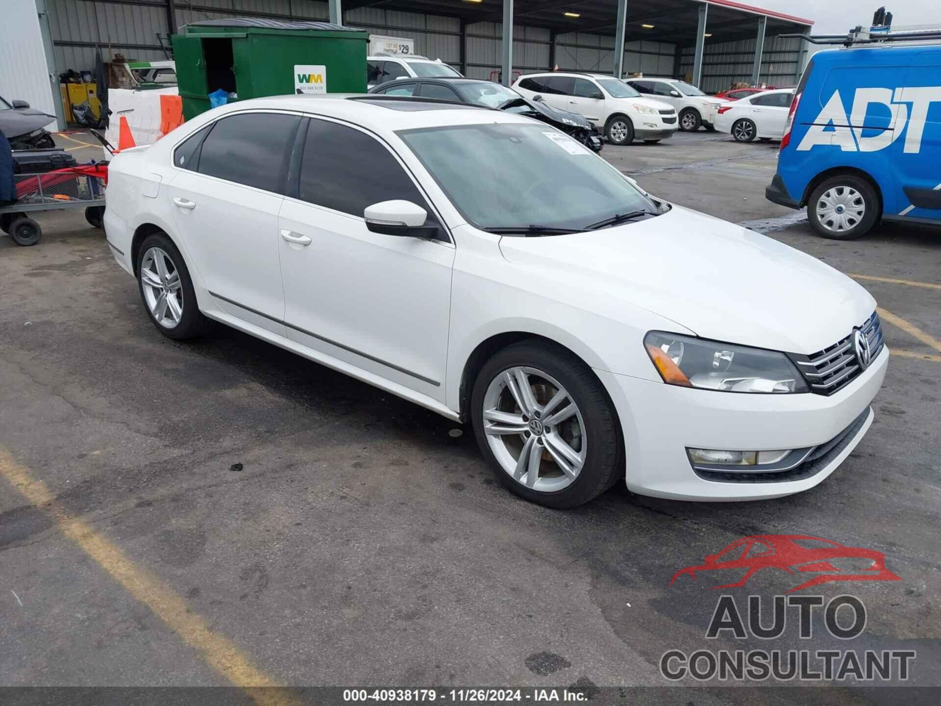 VOLKSWAGEN PASSAT 2014 - 1VWCN7A3XEC020775