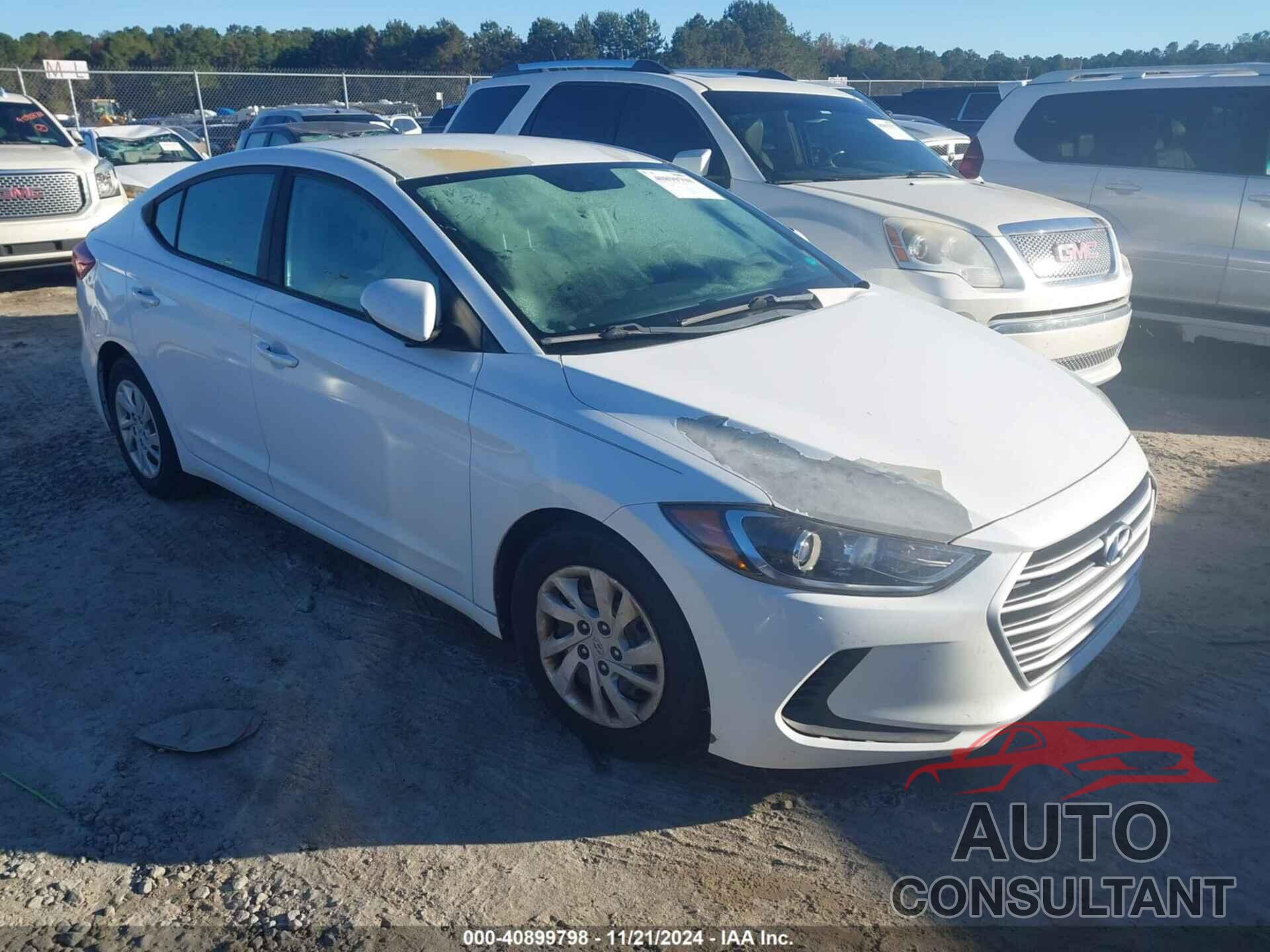 HYUNDAI ELANTRA 2018 - 5NPD74LF6JH314602
