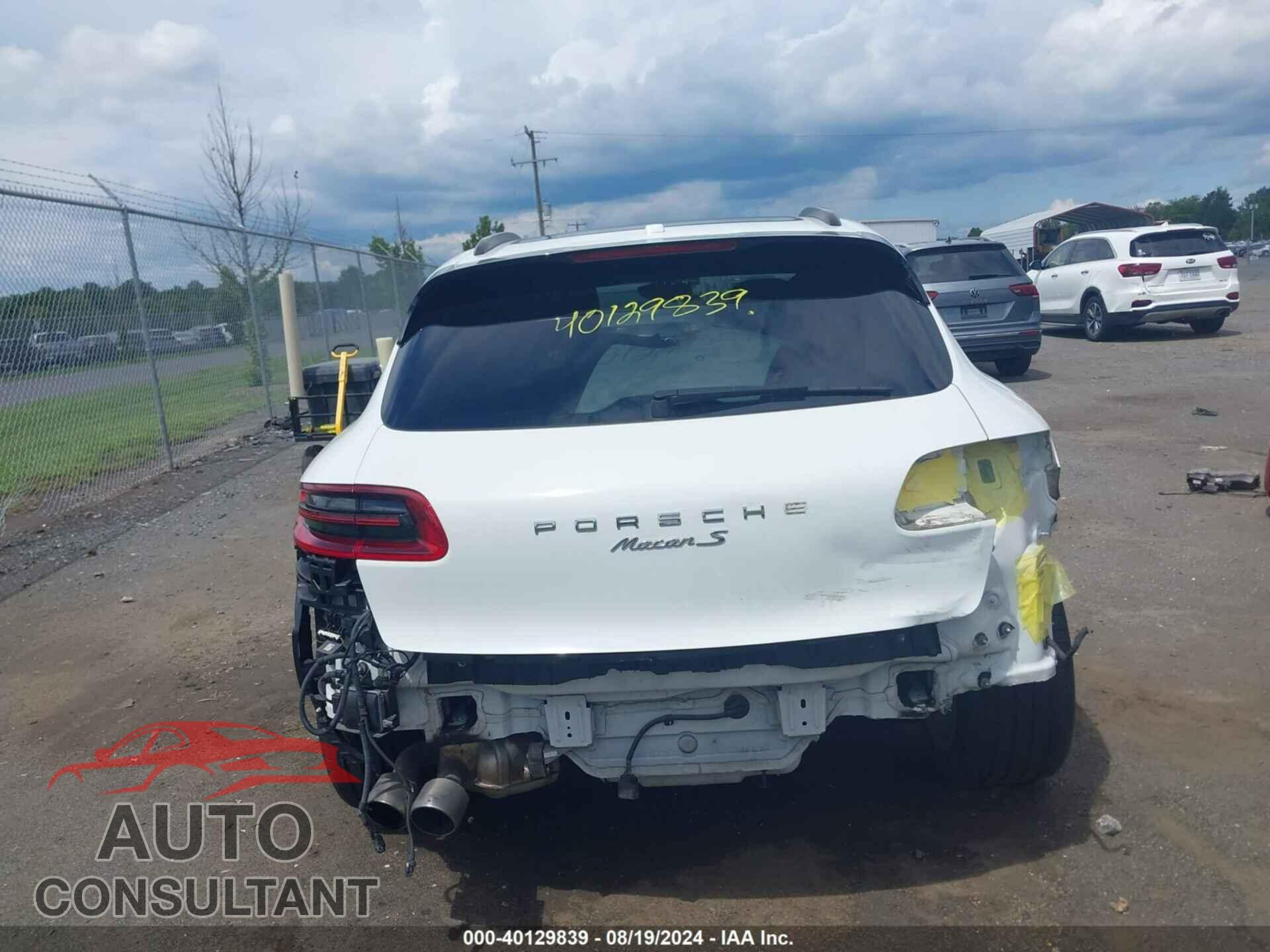 PORSCHE MACAN 2017 - WP1AB2A53HLB19531