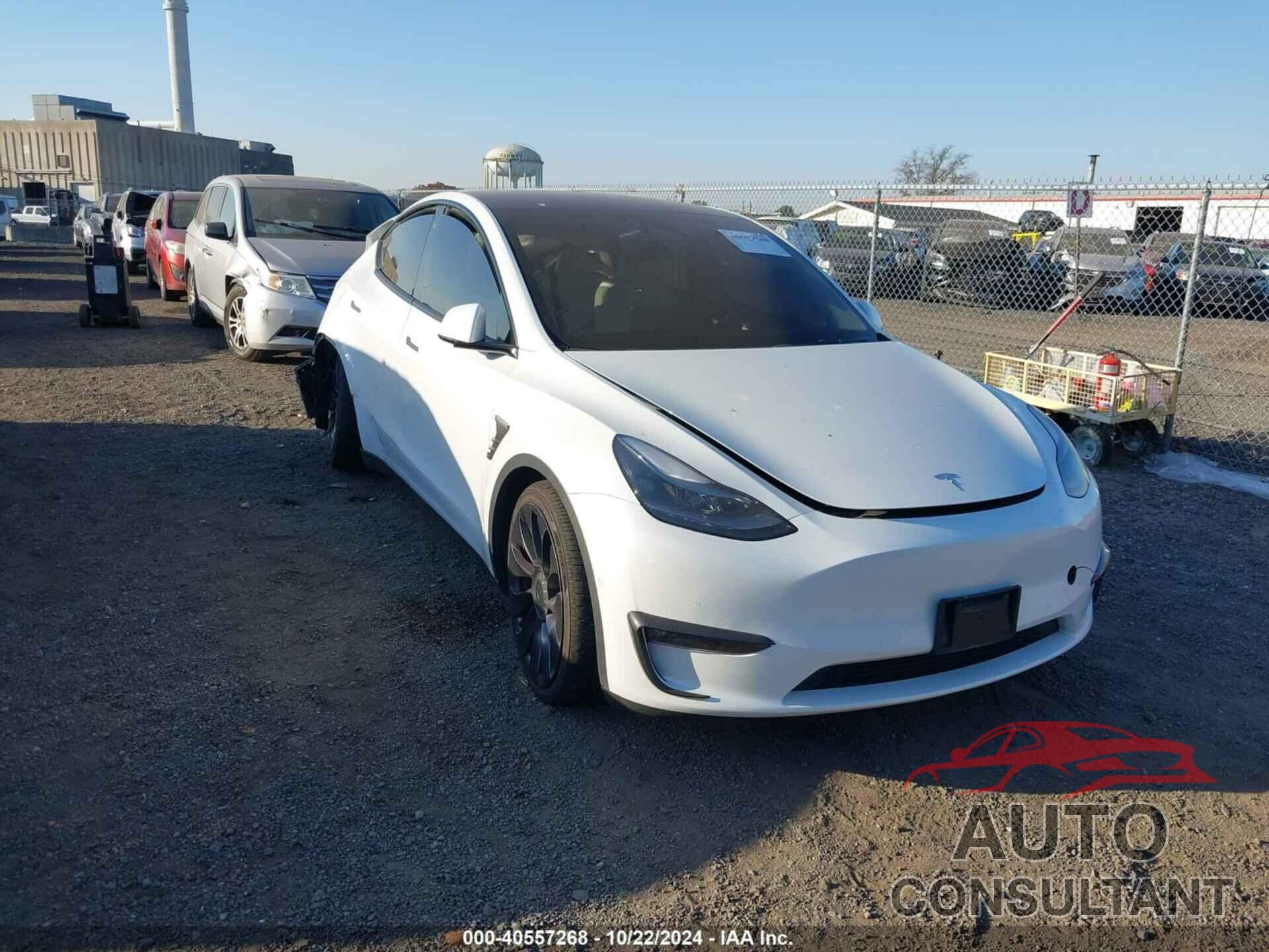 TESLA MODEL Y 2021 - 5YJYGDEF1MF209421