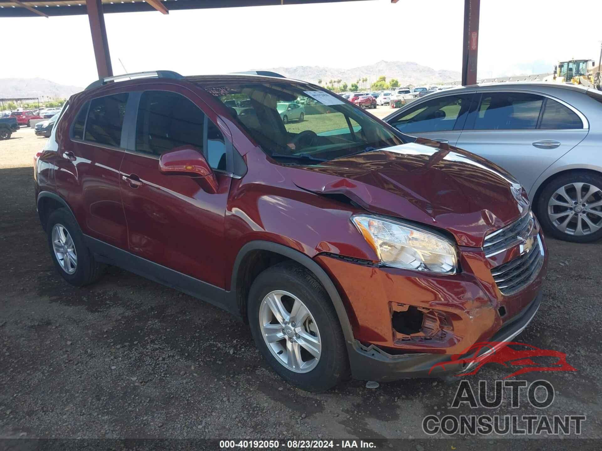 CHEVROLET TRAX 2016 - 3GNCJPSB2GL256193