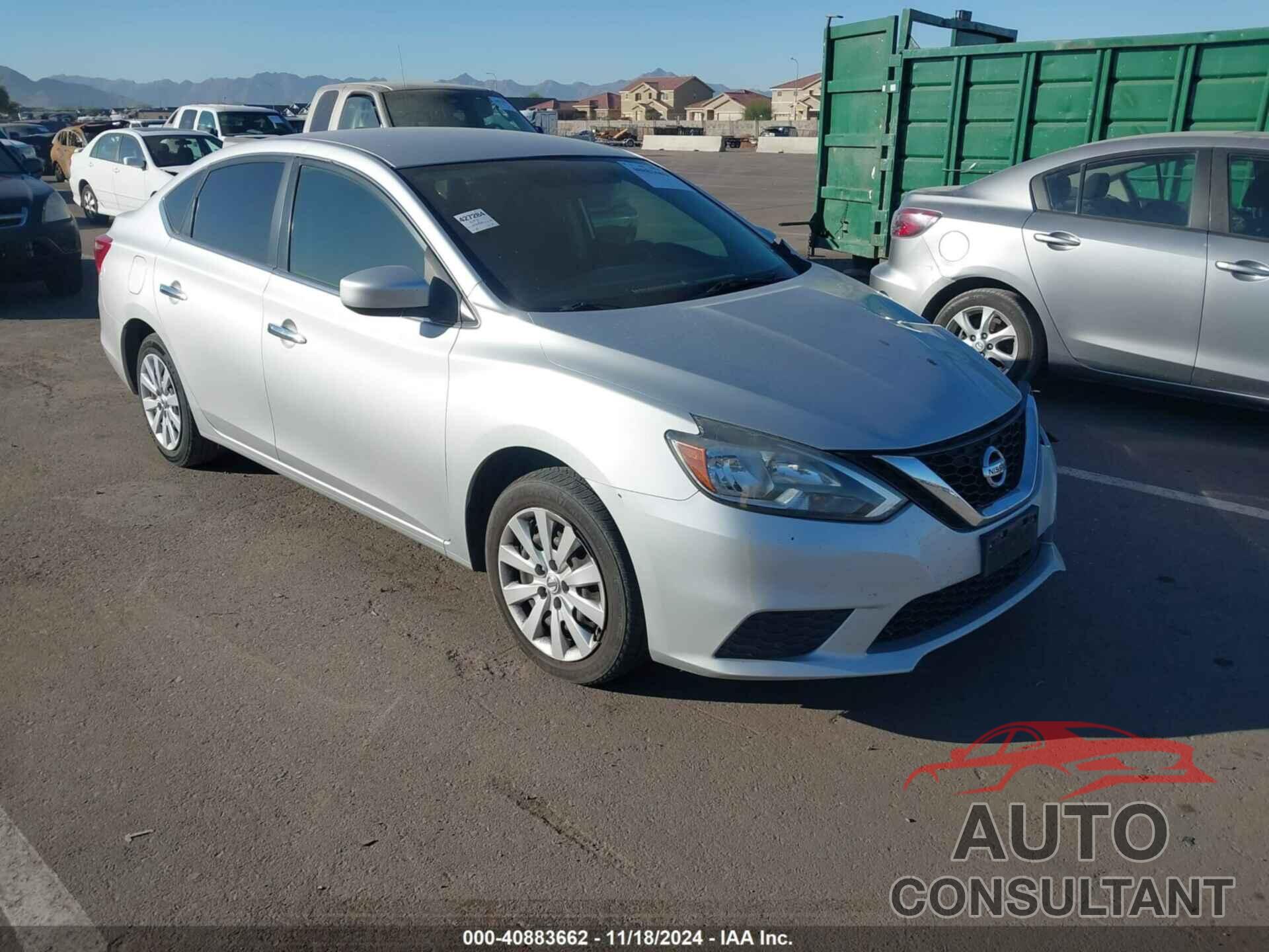 NISSAN SENTRA 2019 - 3N1AB7AP3KY227746