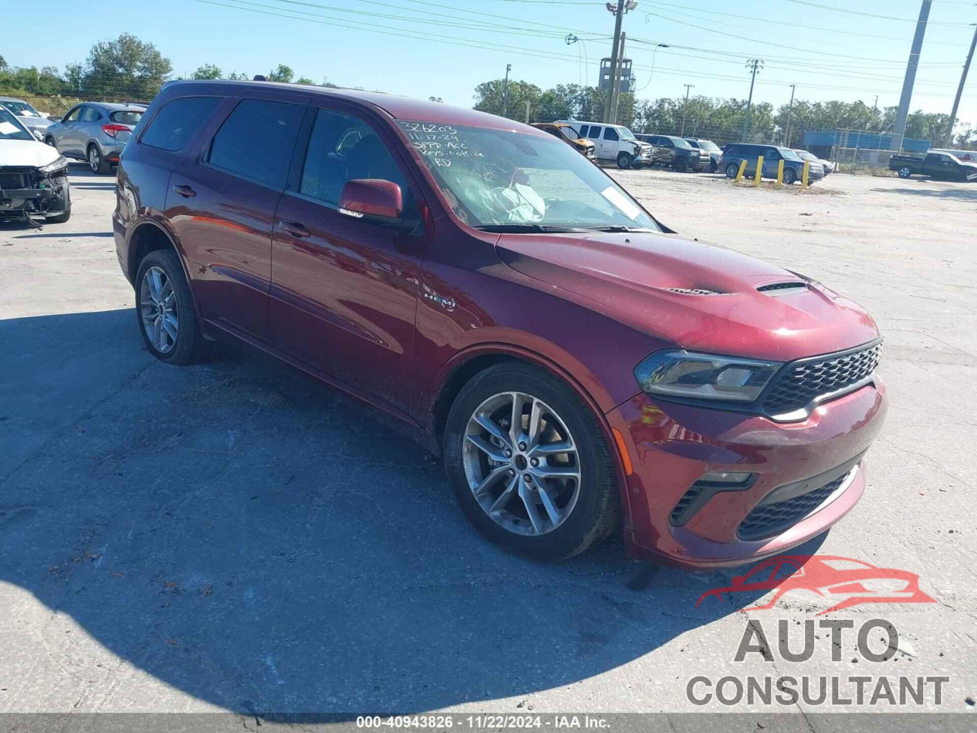 DODGE DURANGO 2022 - 1C4SDHCTXNC226392
