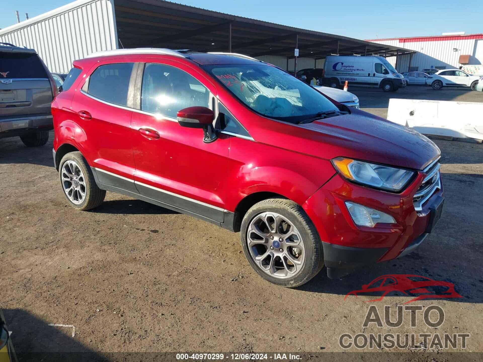 FORD ECOSPORT 2020 - MAJ3S2KE1LC377229