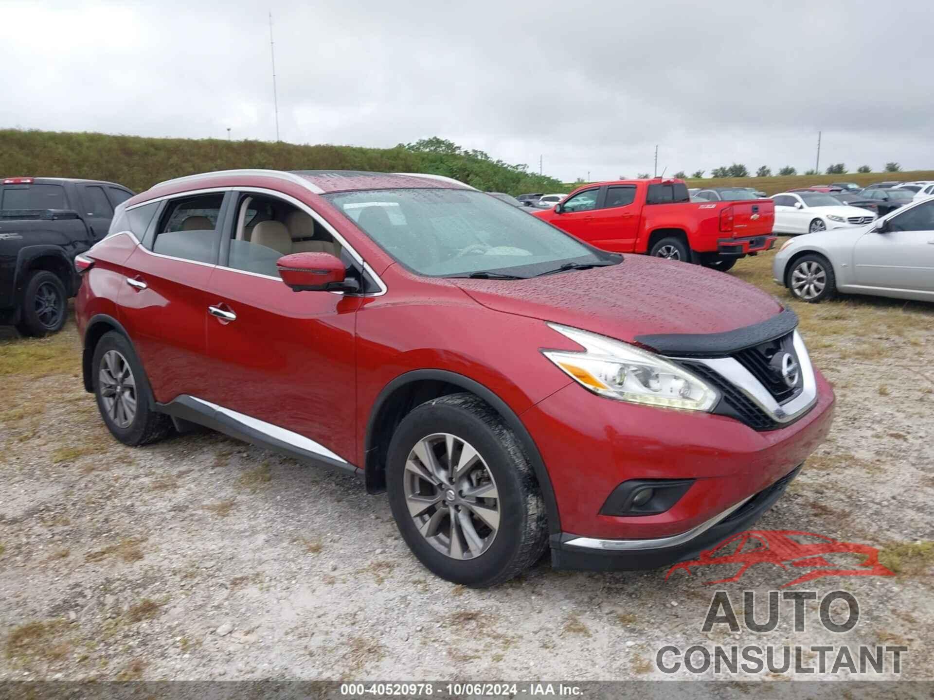 NISSAN MURANO 2016 - 5N1AZ2MG2GN165568