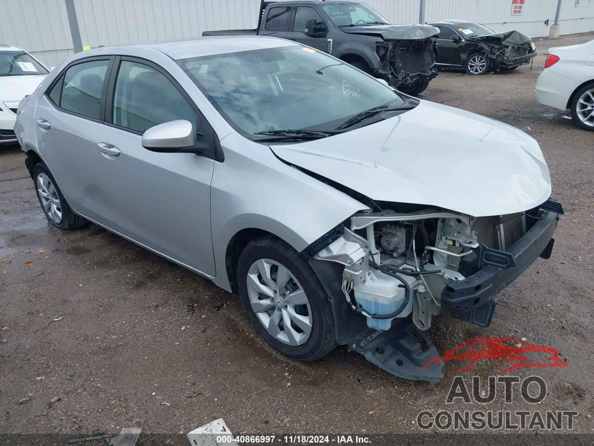 TOYOTA COROLLA 2016 - 5YFBURHE5GP536878