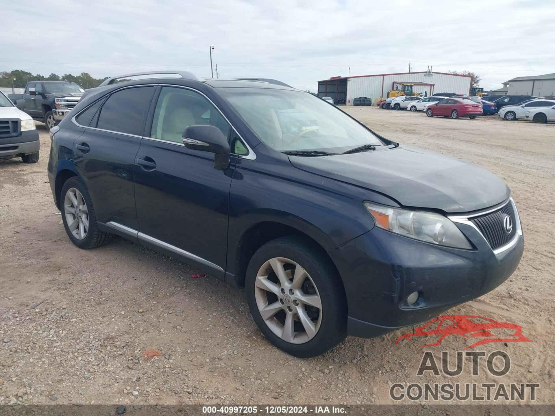 LEXUS RX 350 2010 - 2T2ZK1BA7AC034565