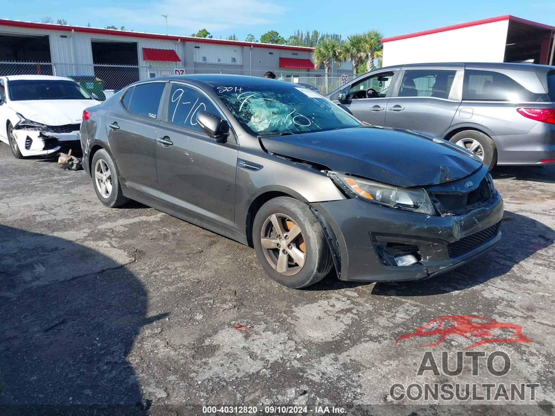 KIA OPTIMA 2014 - 5XXGM4A78EG343702