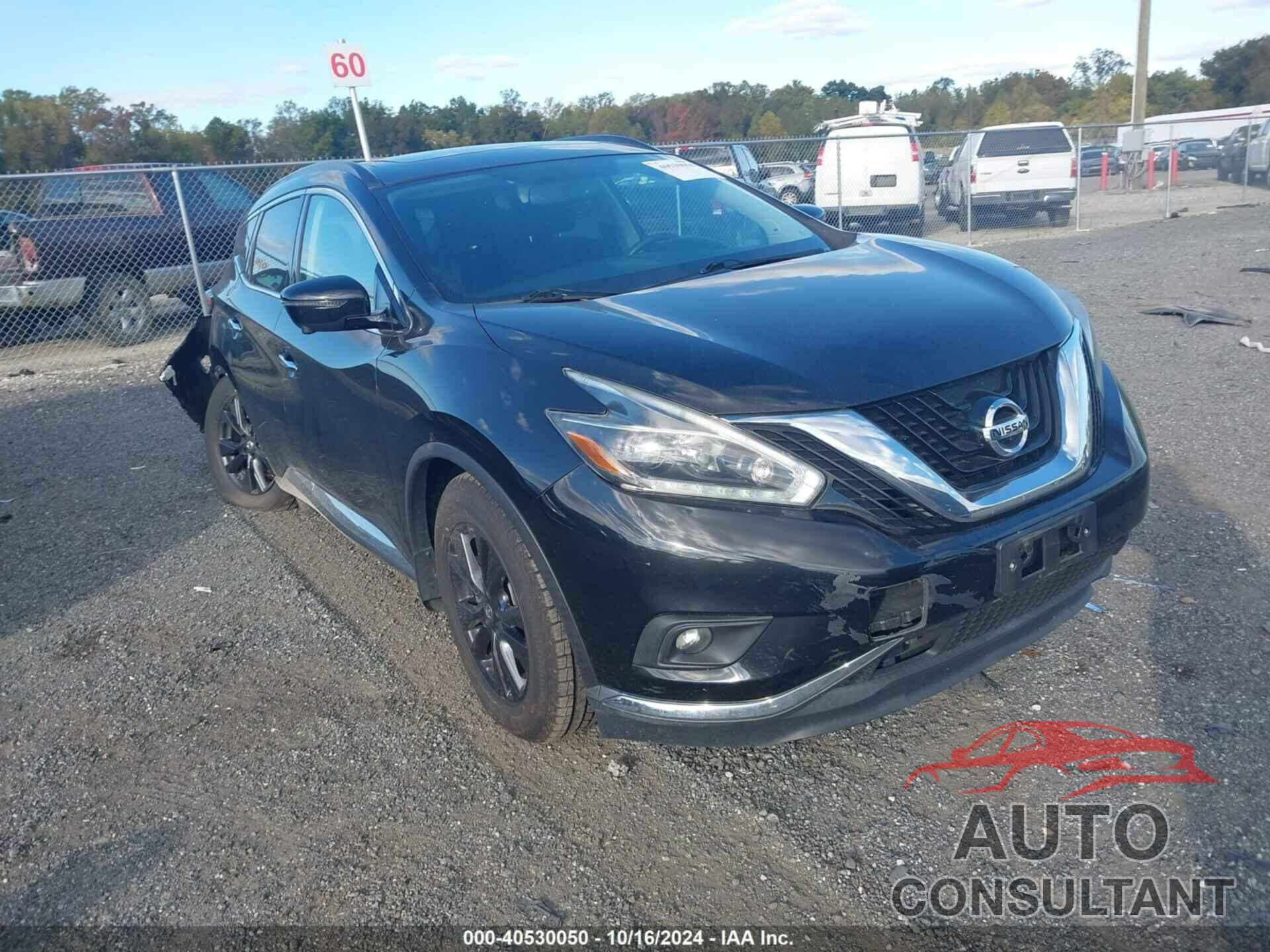 NISSAN MURANO 2018 - 5N1AZ2MH0JN113713