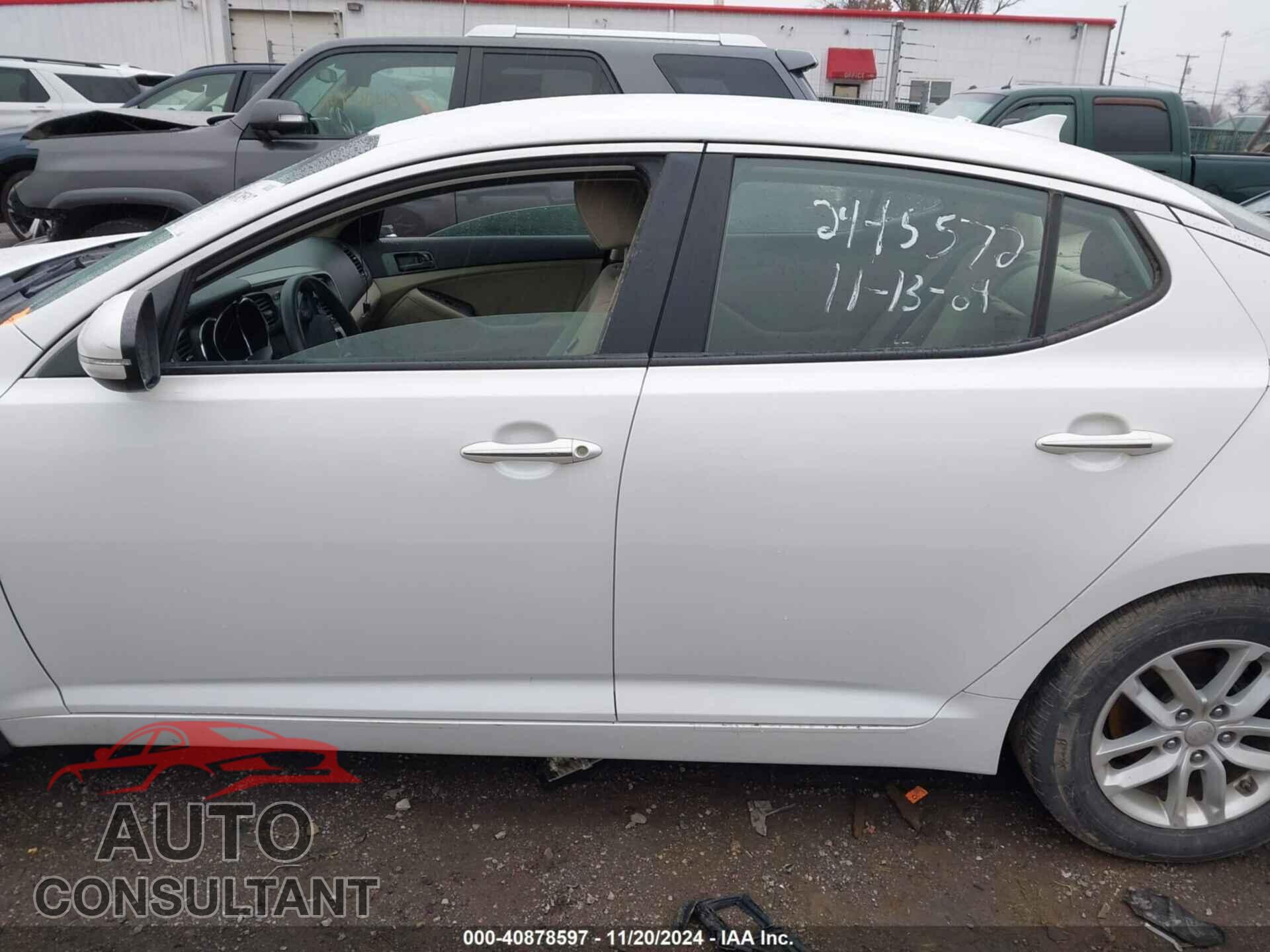 KIA OPTIMA 2013 - KNAGM4A78D5414557