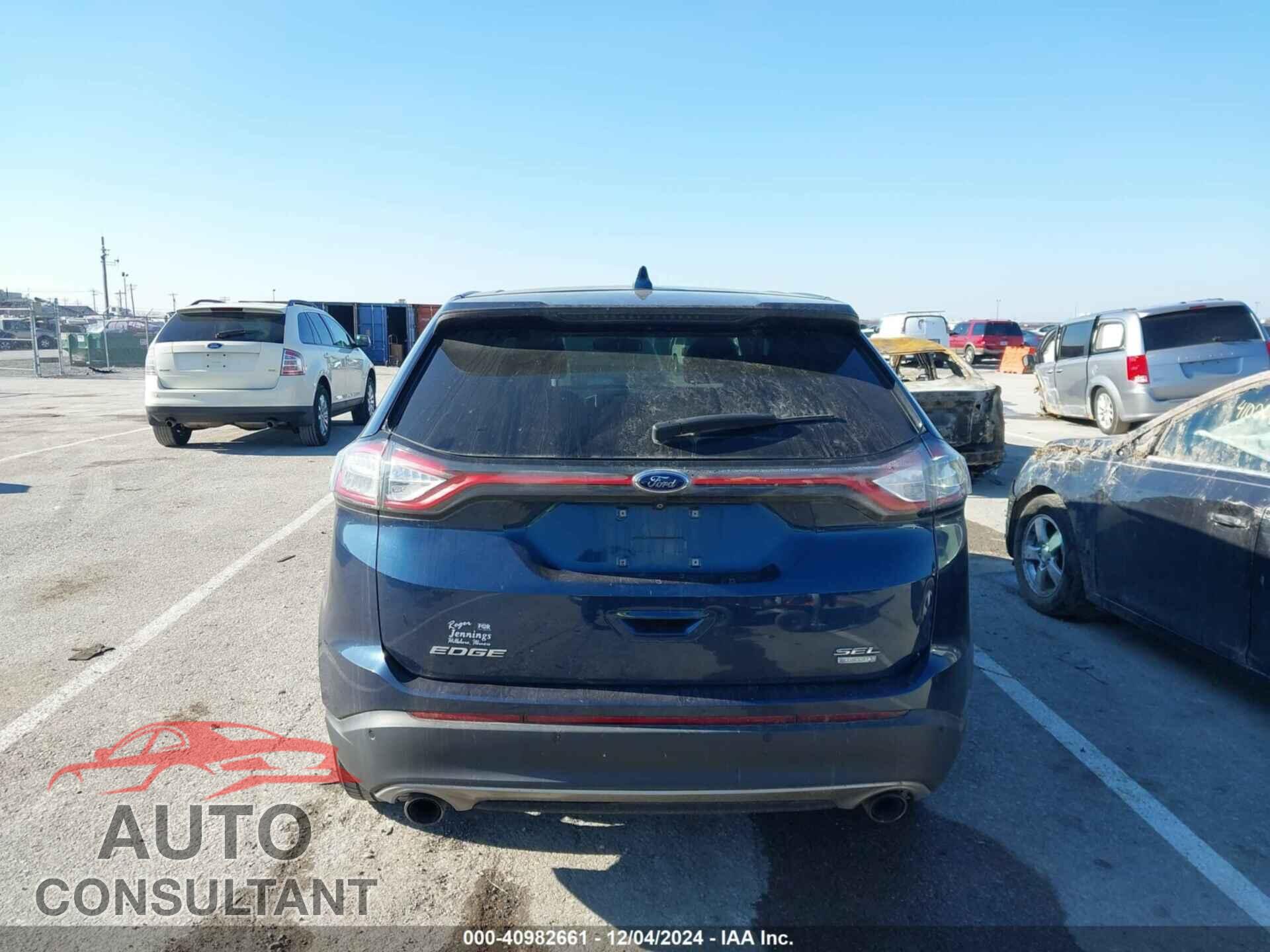 FORD EDGE 2017 - 2FMPK3J9XHBB16514