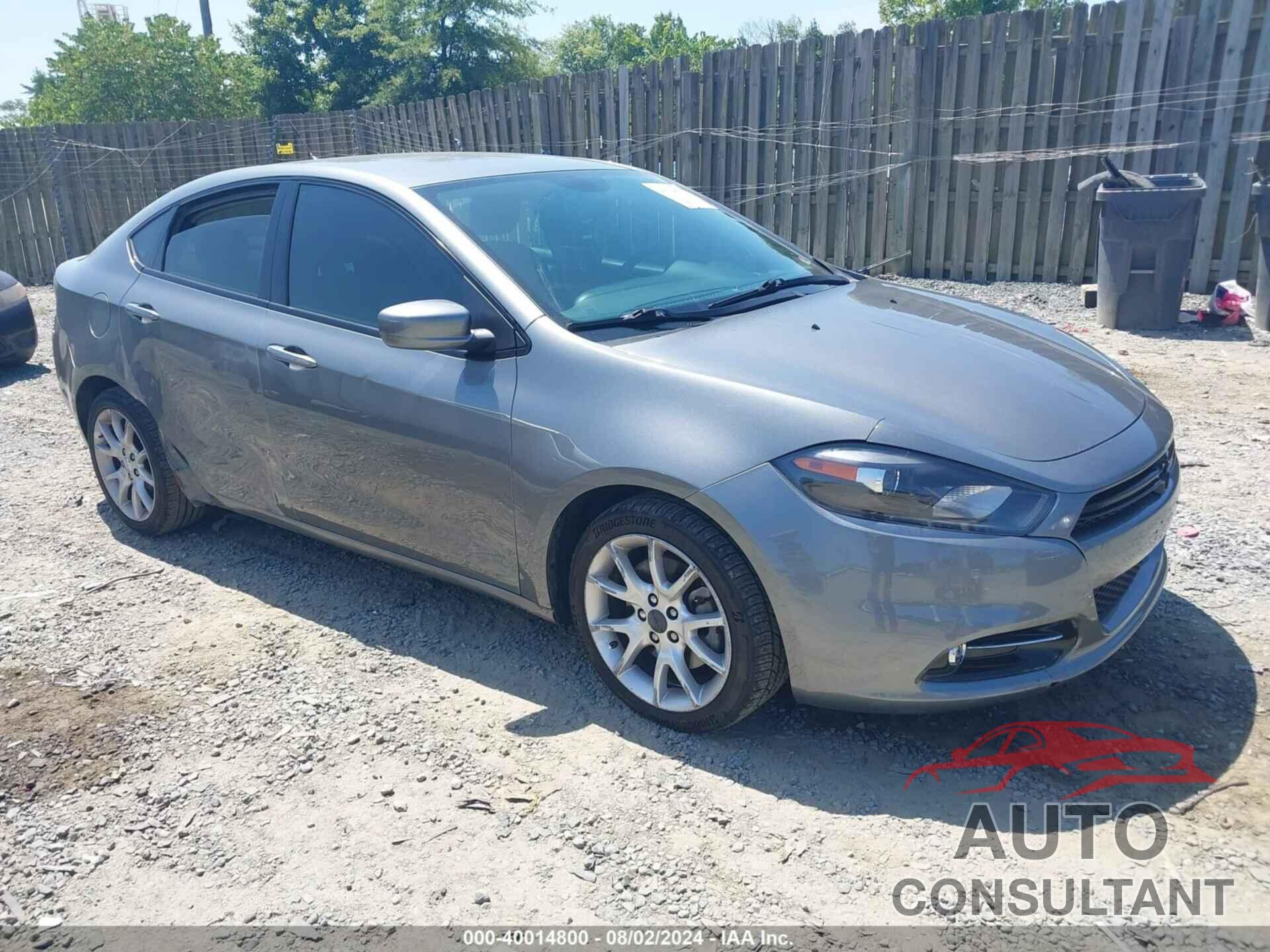 DODGE DART 2013 - 1C3CDFBA3DD341339