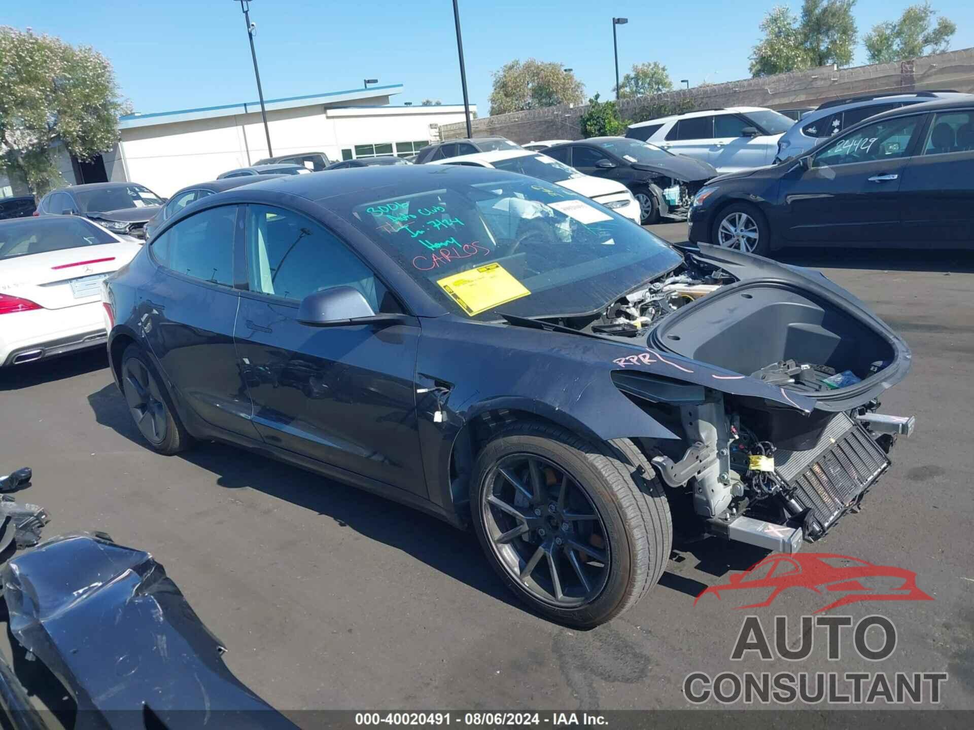 TESLA MODEL 3 2022 - 5YJ3E1EB4NF350545