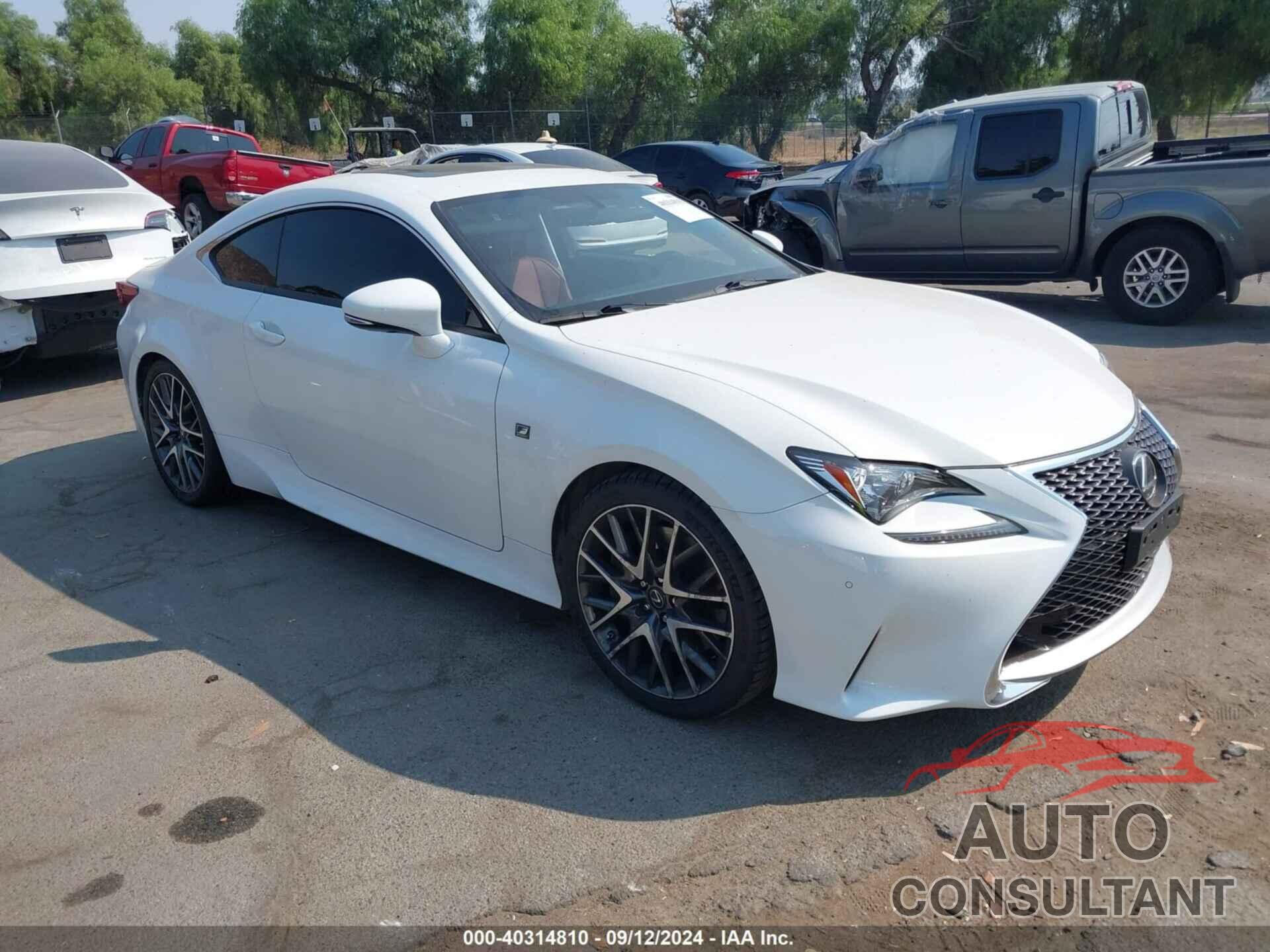 LEXUS RC 200T 2017 - JTHHA5BC5H5005552