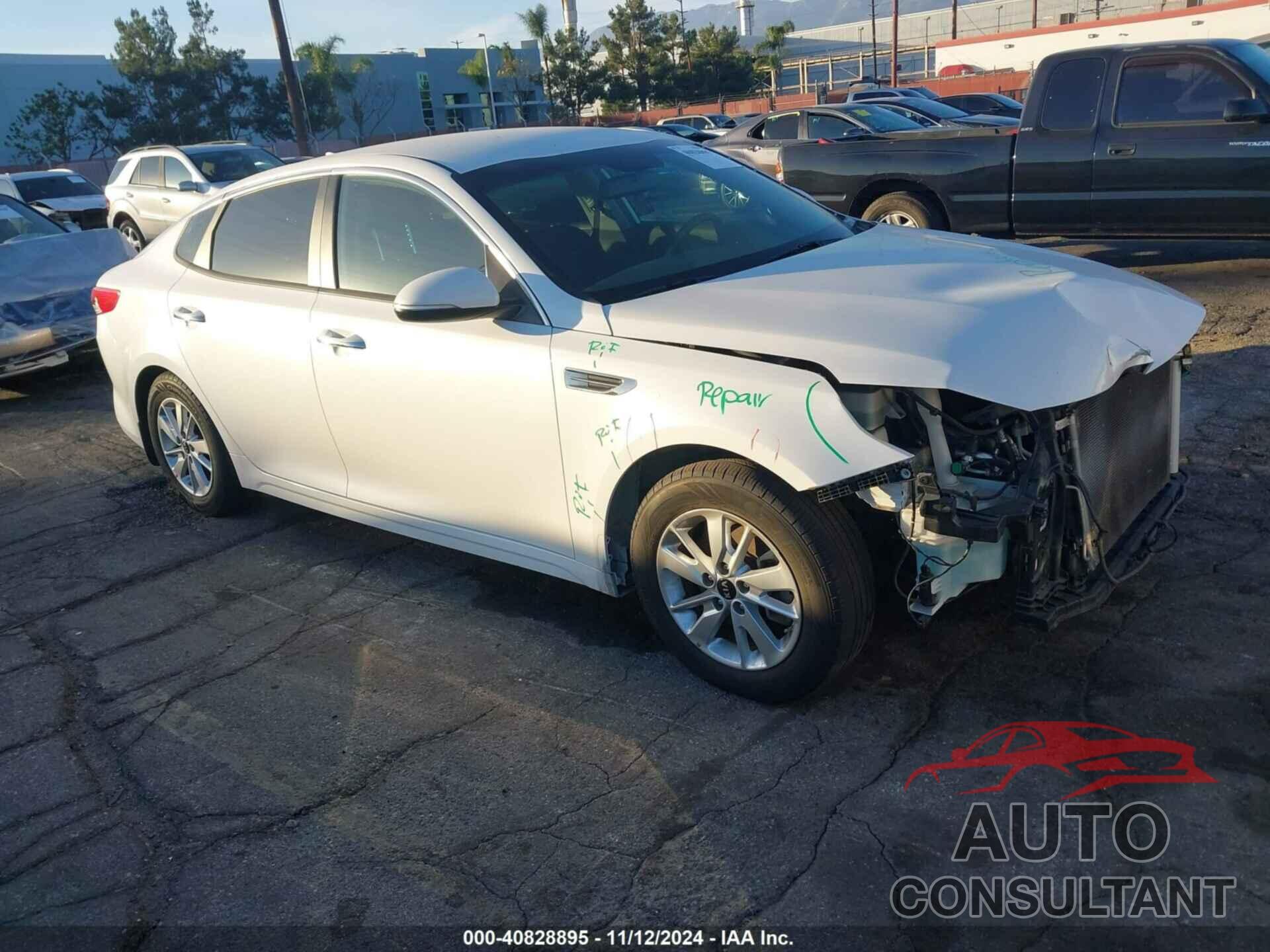 KIA OPTIMA 2016 - KNAGT4L39G5088110