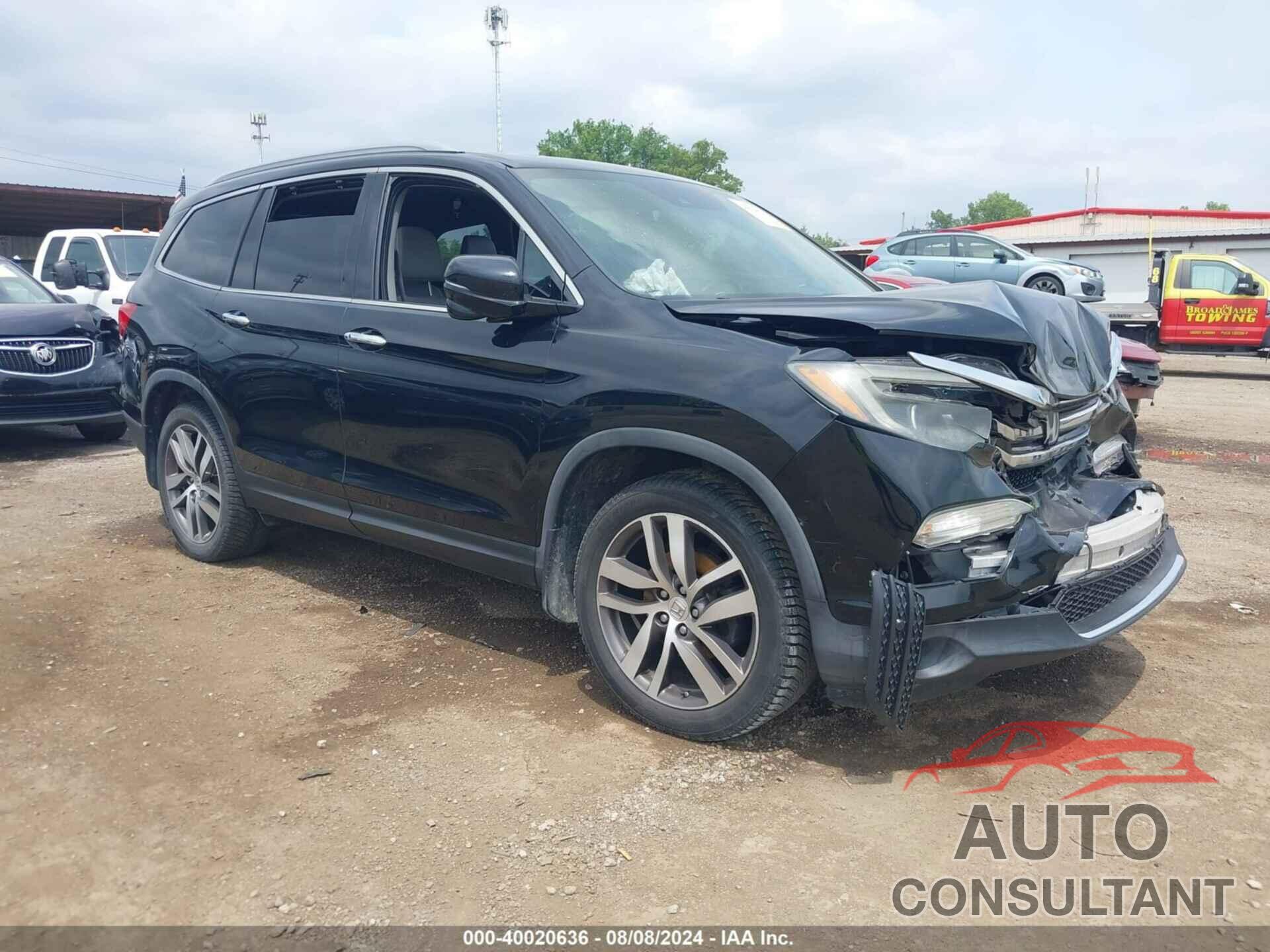 HONDA PILOT 2016 - 5FNYF6H96GB089527