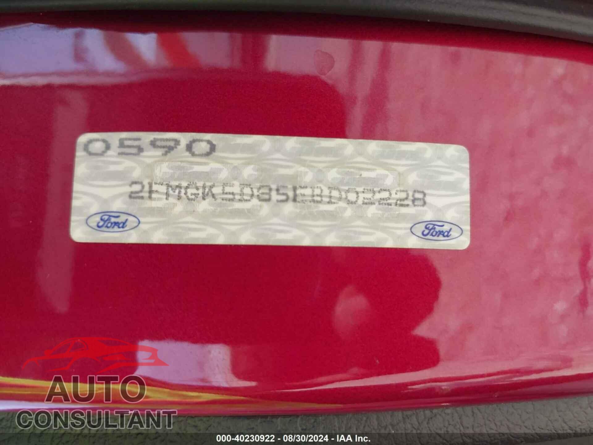 FORD FLEX 2014 - 2FMGK5D85EBD02228