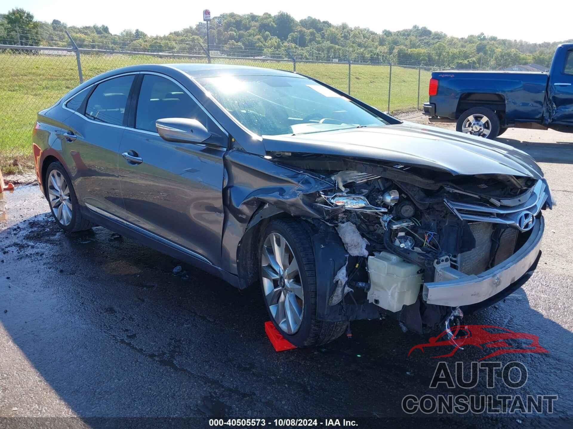 HYUNDAI AZERA 2013 - KMHFH4JG7DA322328