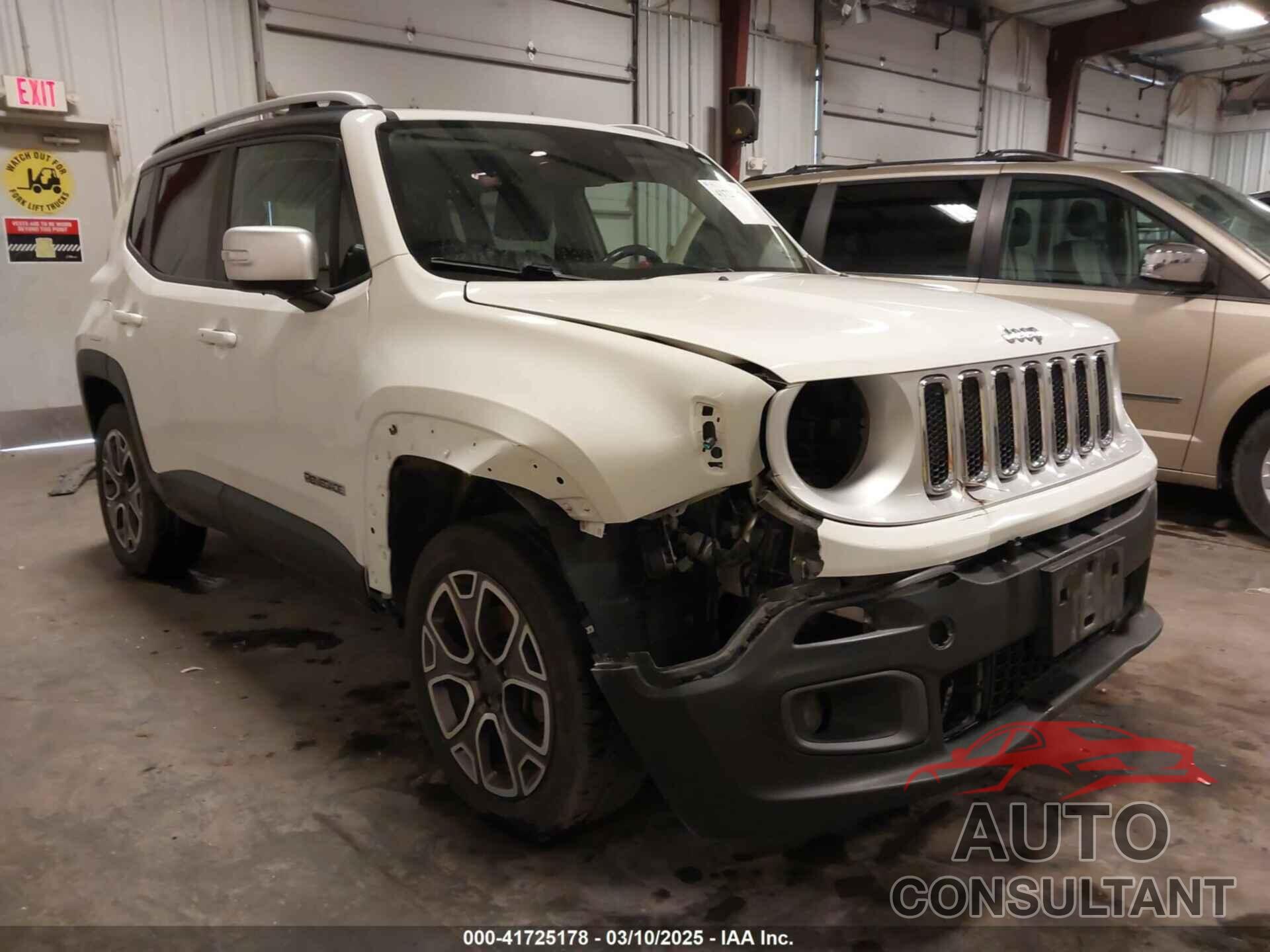 JEEP RENEGADE 2016 - ZACCJBDT7GPC69188