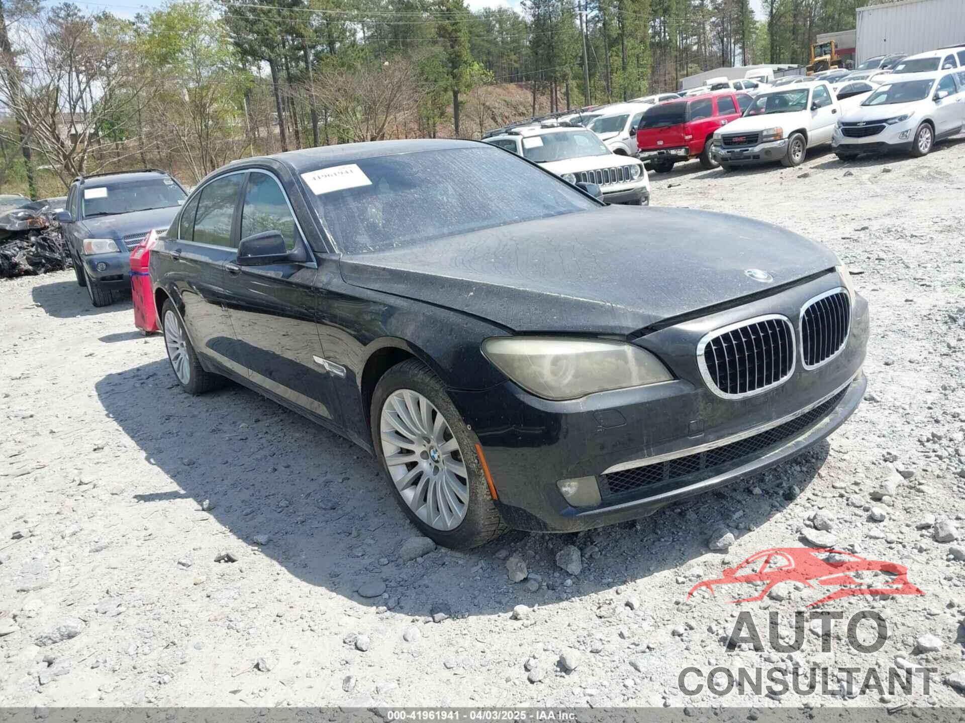 BMW 750LI 2010 - WBAKB8C54ACY63650