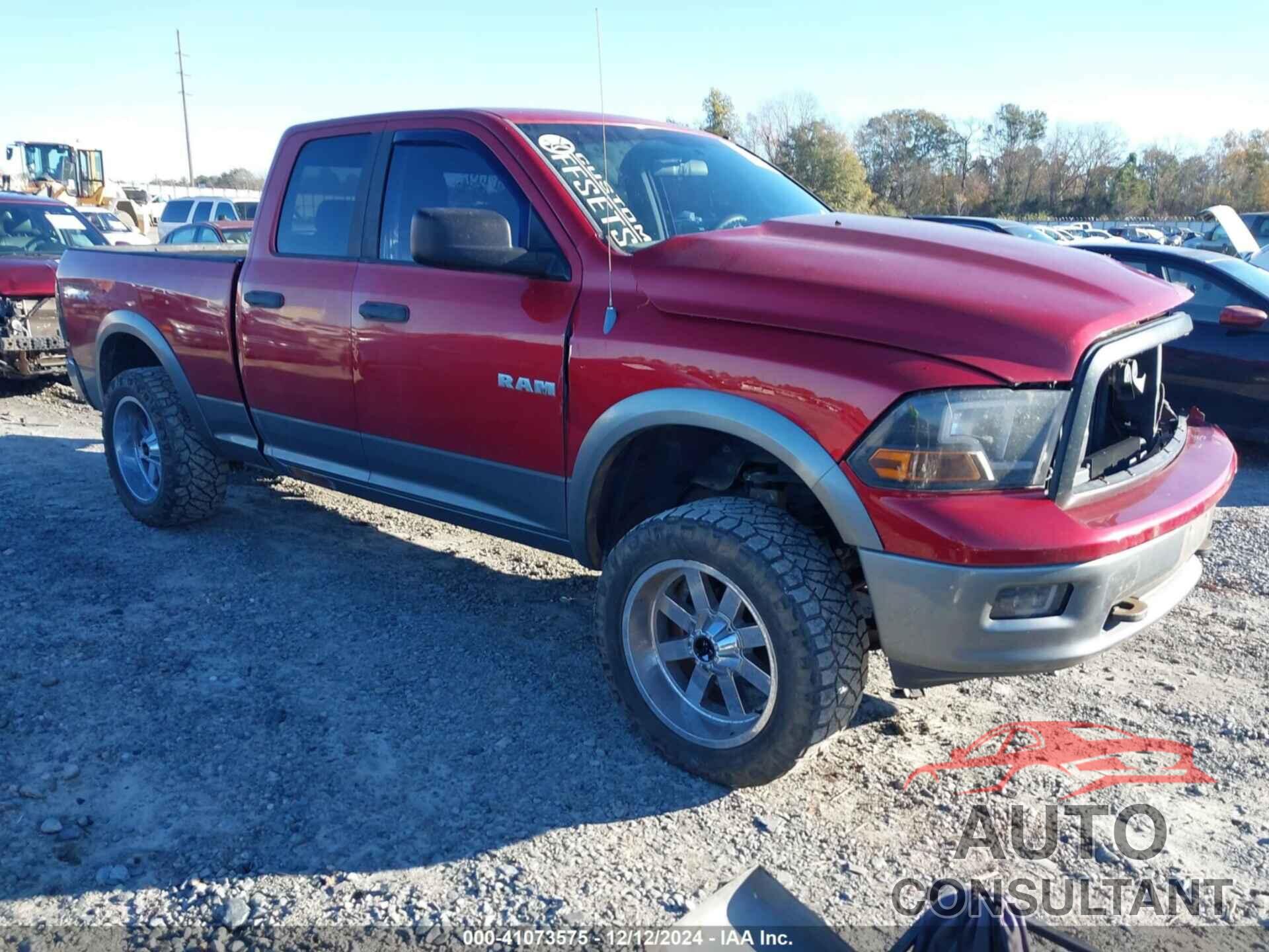 DODGE RAM 1500 2010 - 1D7RV1GP2AS103286