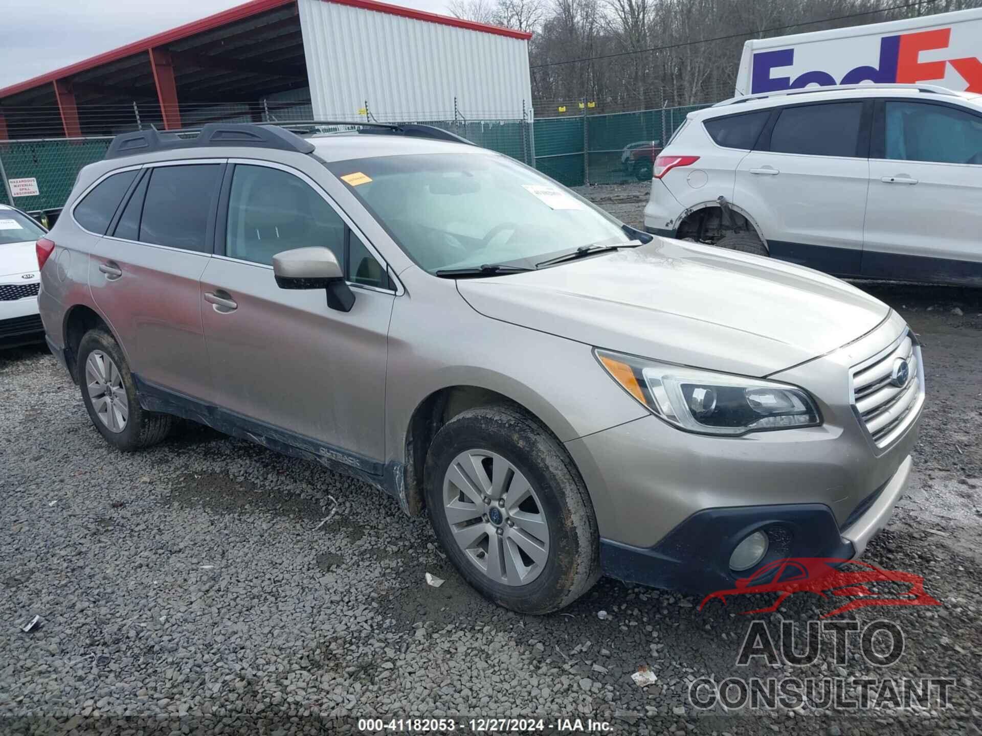 SUBARU OUTBACK 2015 - 4S4BSACCXF3275618