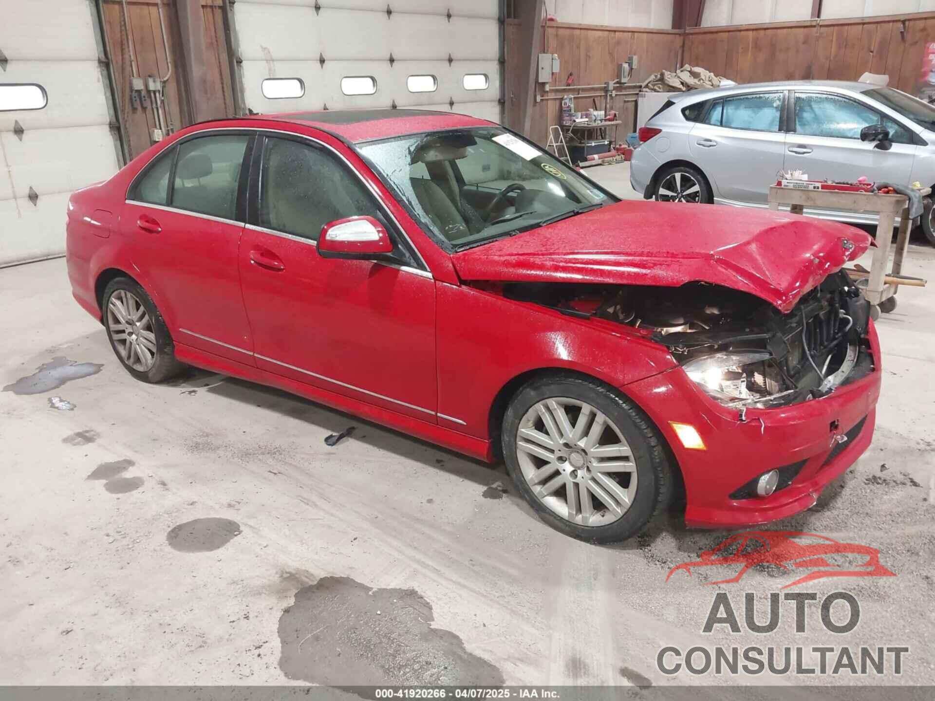 MERCEDES-BENZ C 300 2009 - WDDGF54X49R077132