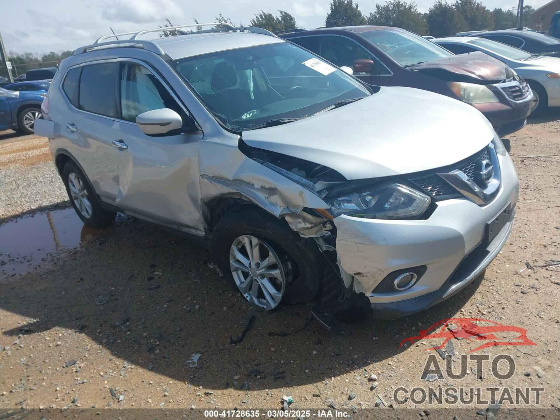 NISSAN ROGUE 2016 - KNMAT2MV3GP714252