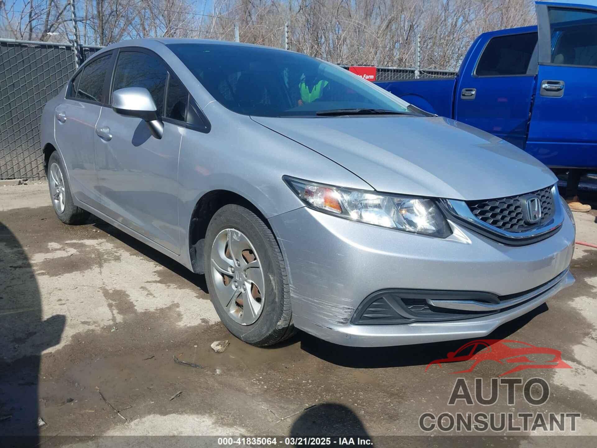 HONDA CIVIC 2013 - 2HGFB2F5XDH582632