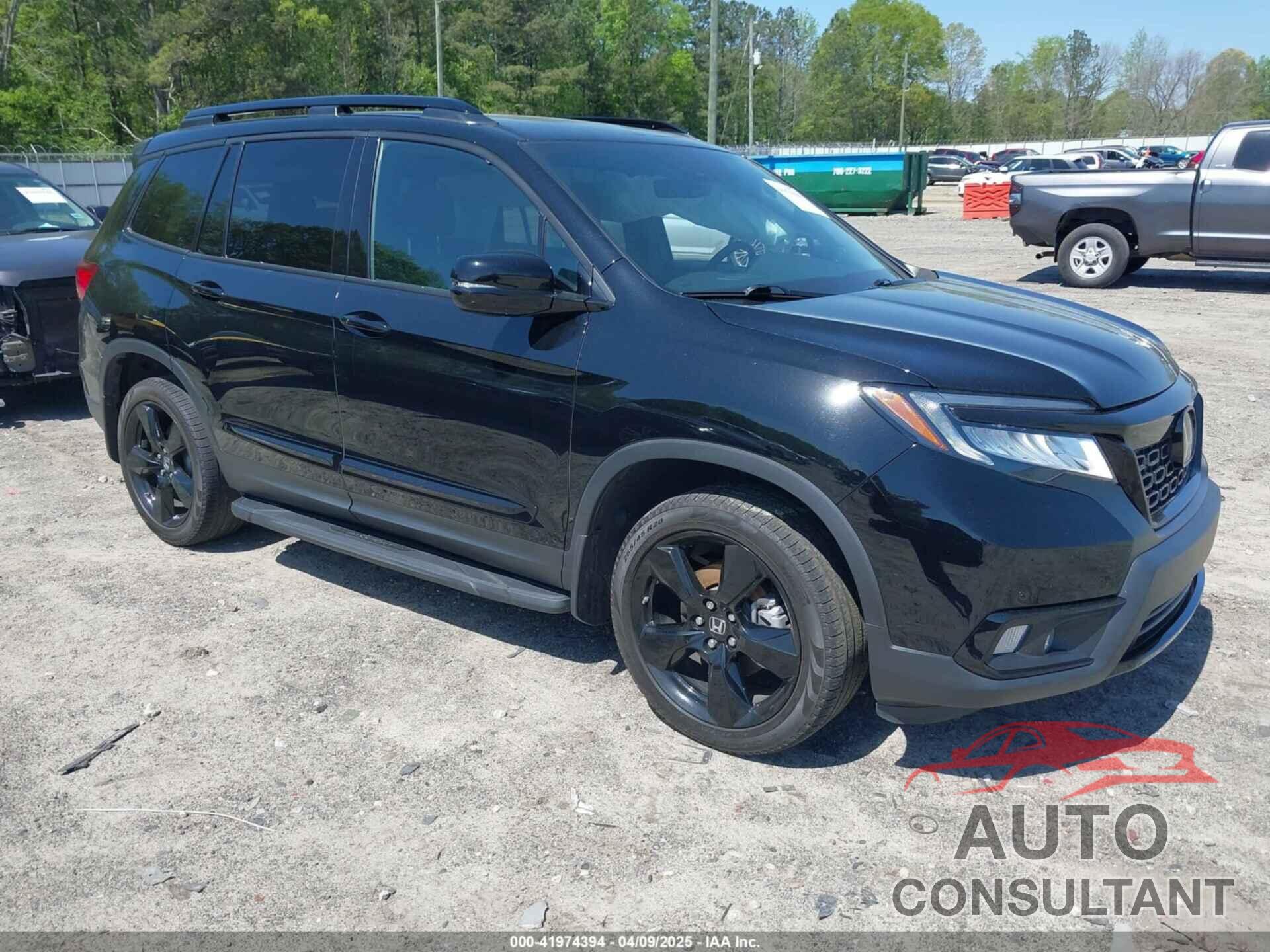 HONDA PASSPORT 2019 - 5FNYF8H03KB003970