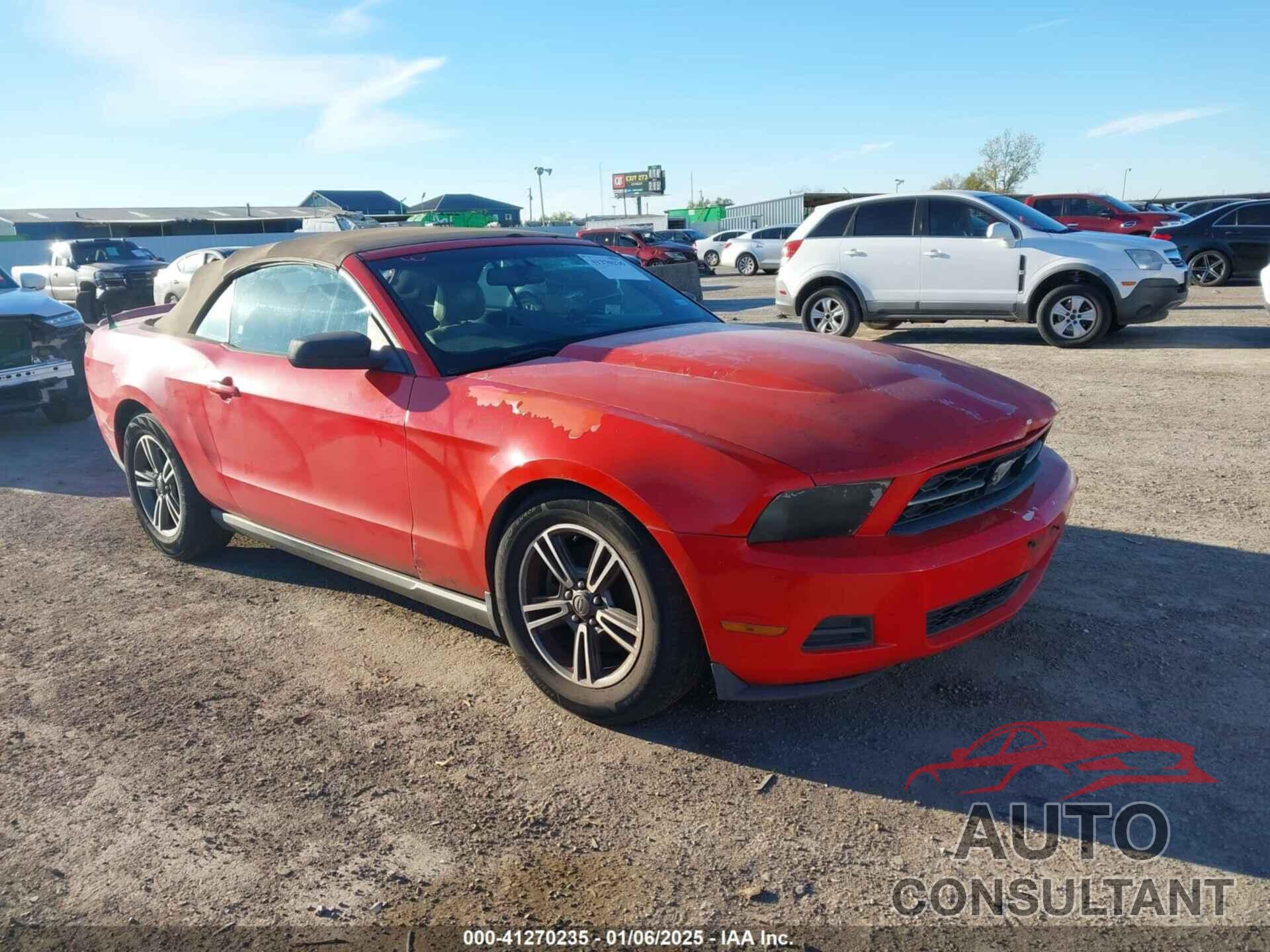 FORD MUSTANG 2012 - 1ZVBP8EM3C5279673