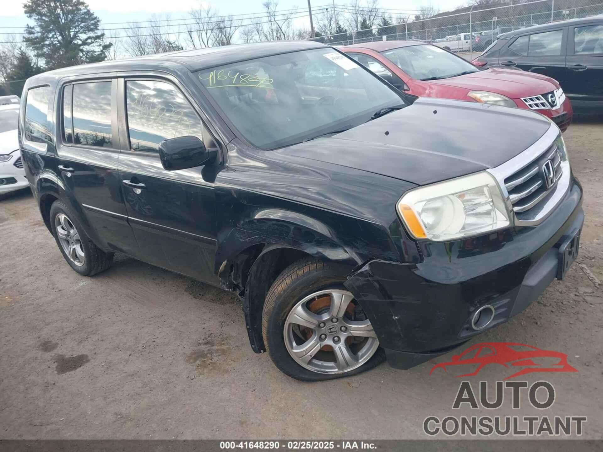 HONDA PILOT 2013 - 5FNYF4H77DB047995