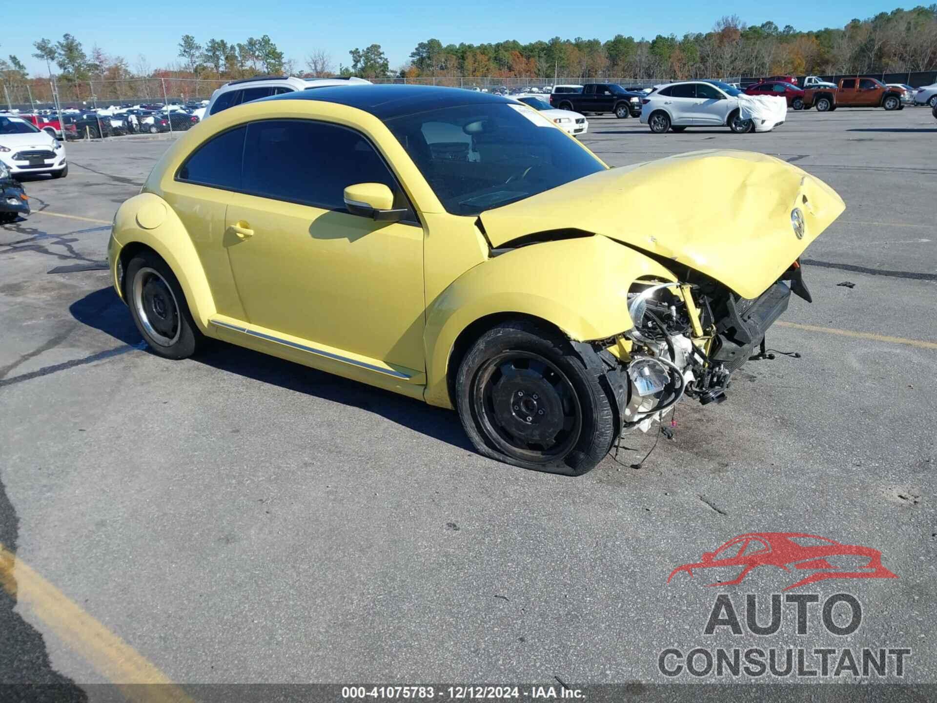 VOLKSWAGEN BEETLE 2013 - 3VWJP7AT6DM605545