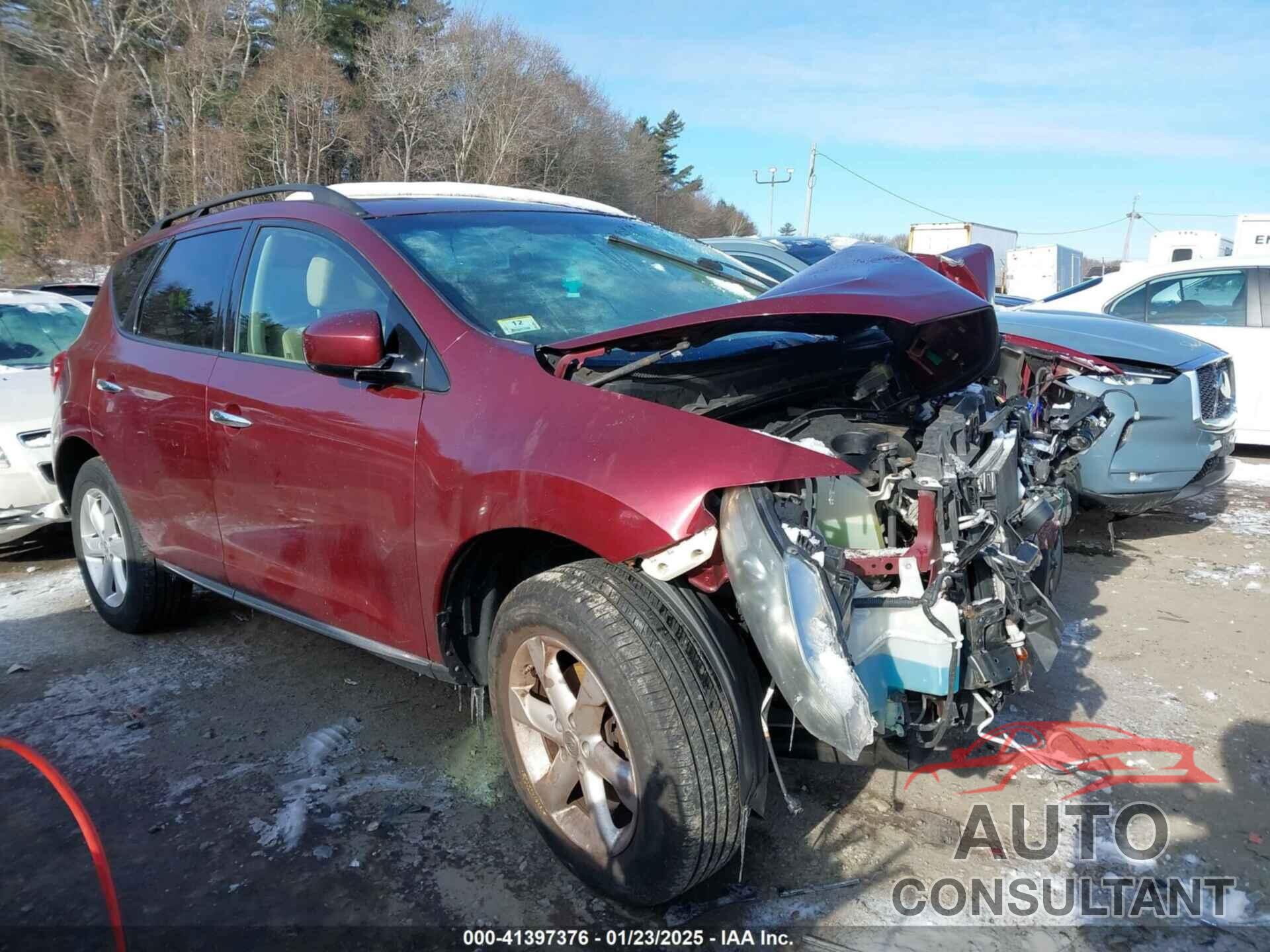 NISSAN MURANO 2010 - JN8AZ1MWXAW113472
