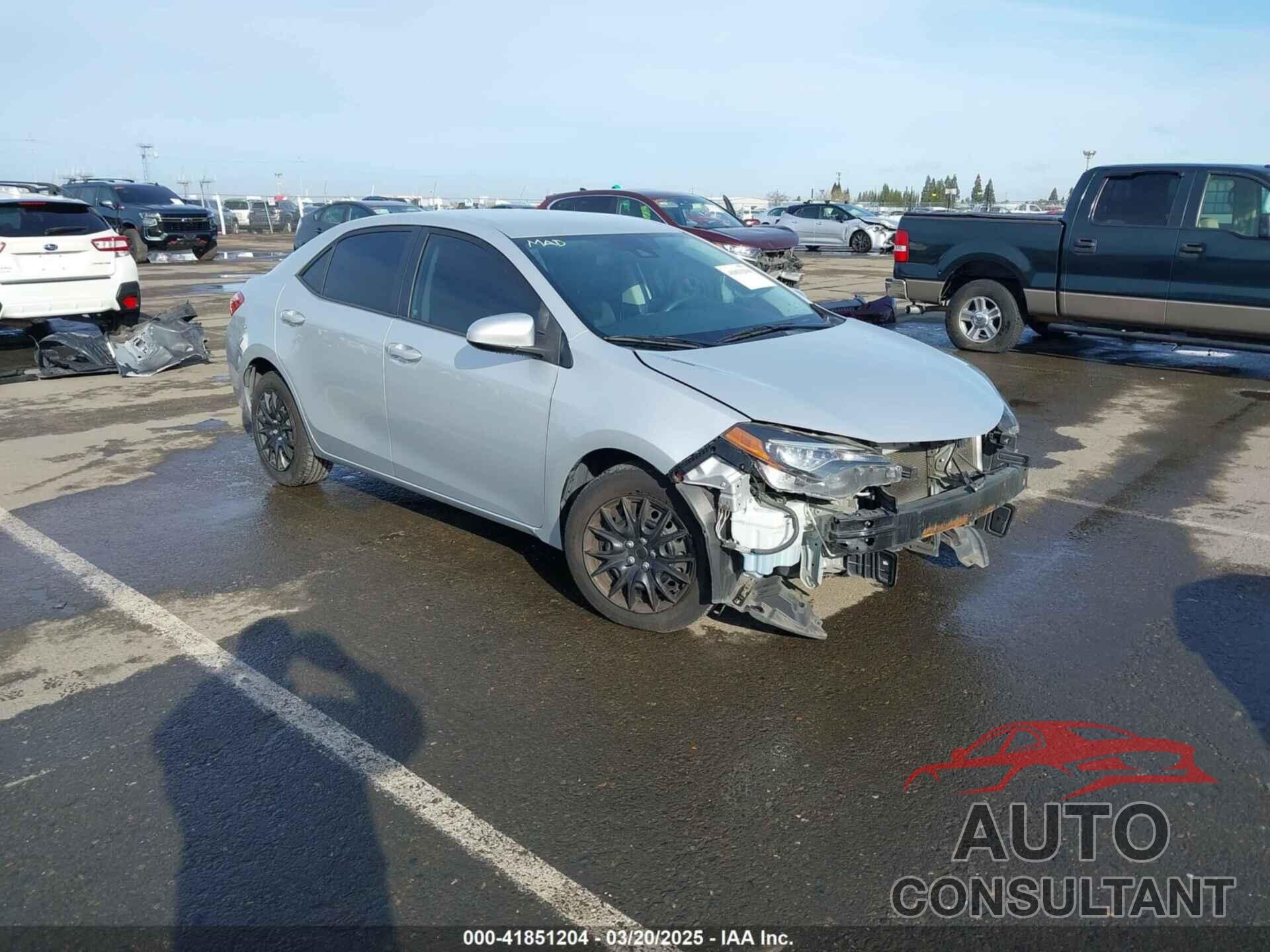 TOYOTA COROLLA 2017 - 2T1BURHE2HC925026