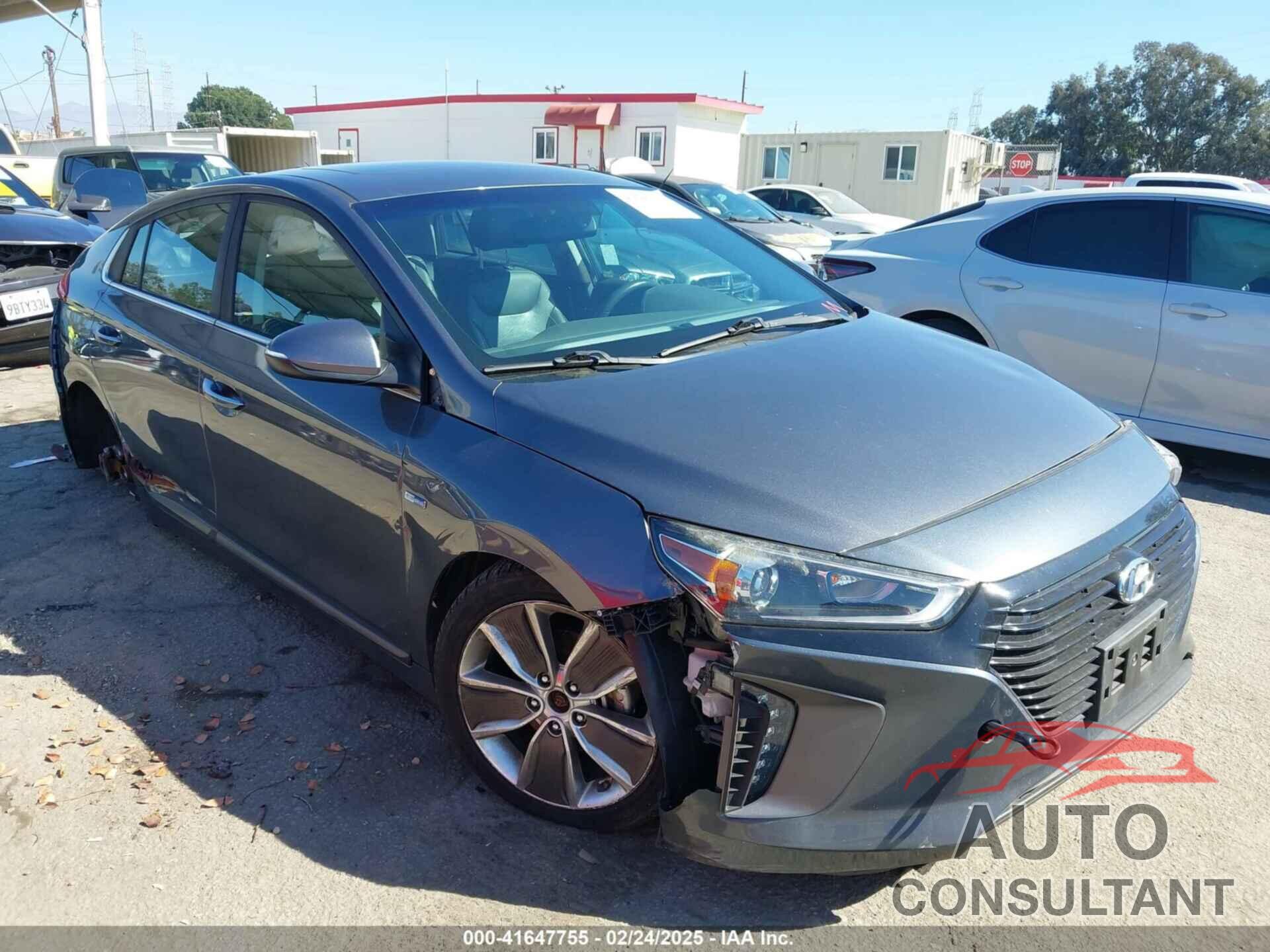 HYUNDAI IONIQ HYBRID 2018 - KMHC85LC5JU084637