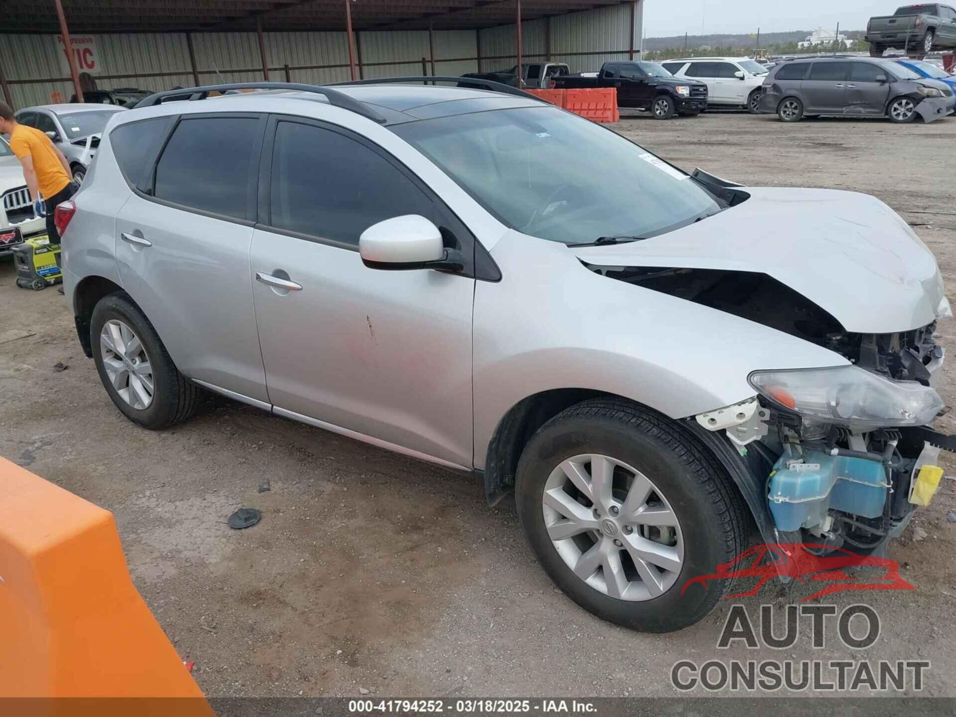 NISSAN MURANO 2011 - JN8AZ1MWXBW171518