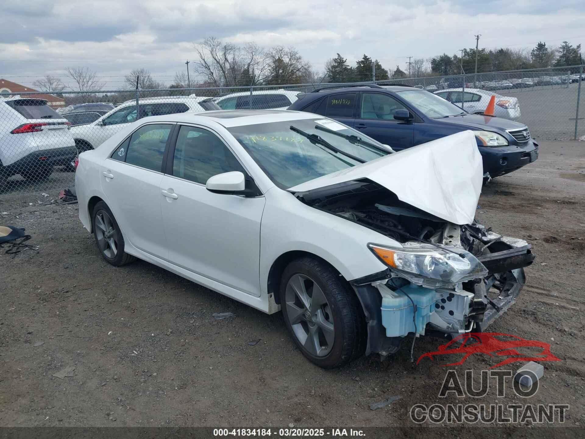 TOYOTA CAMRY 2012 - 4T1BF1FK4CU619330