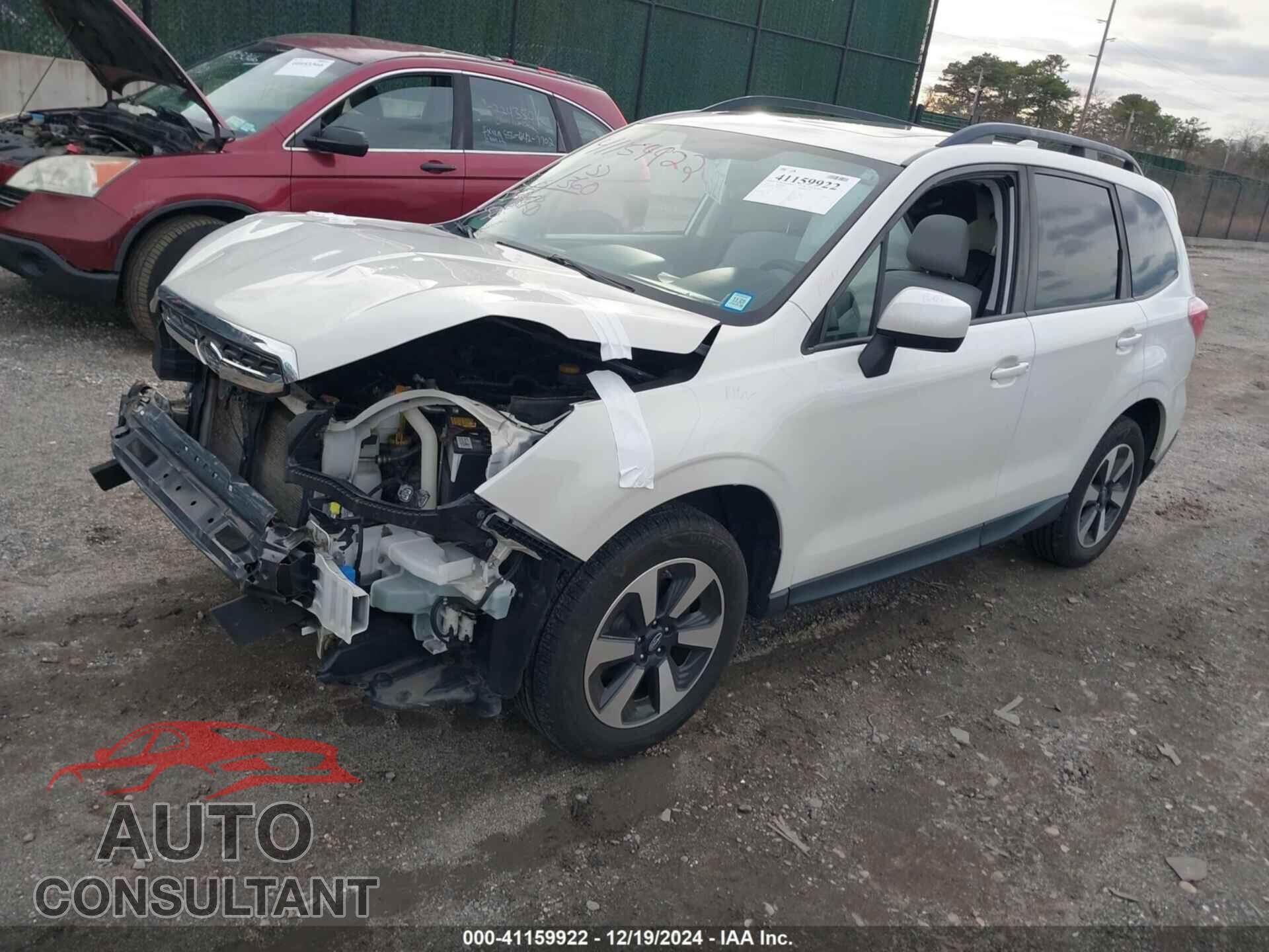 SUBARU FORESTER 2018 - JF2SJAEC0JH605610