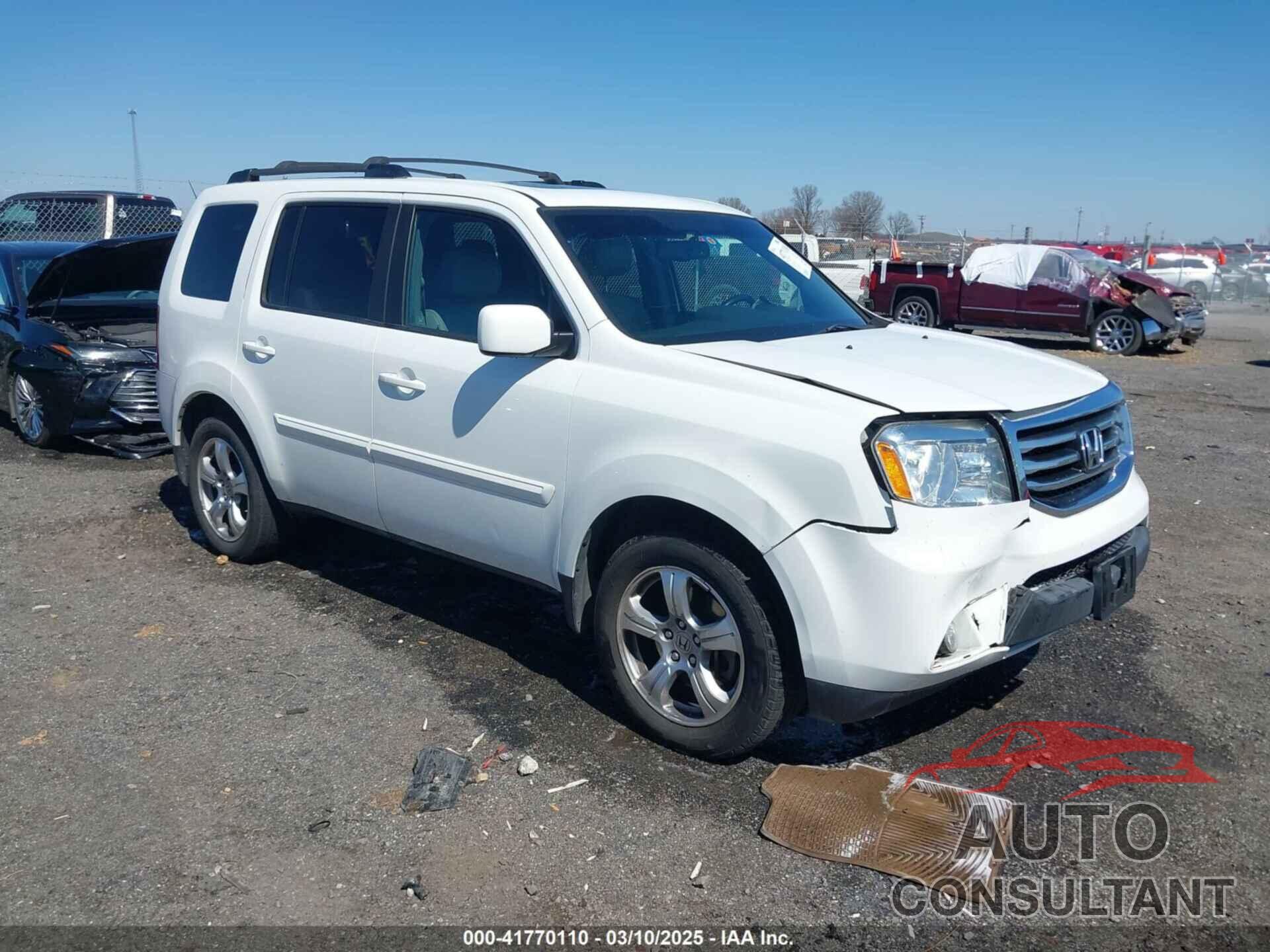 HONDA PILOT 2012 - 5FNYF4H53CB066377