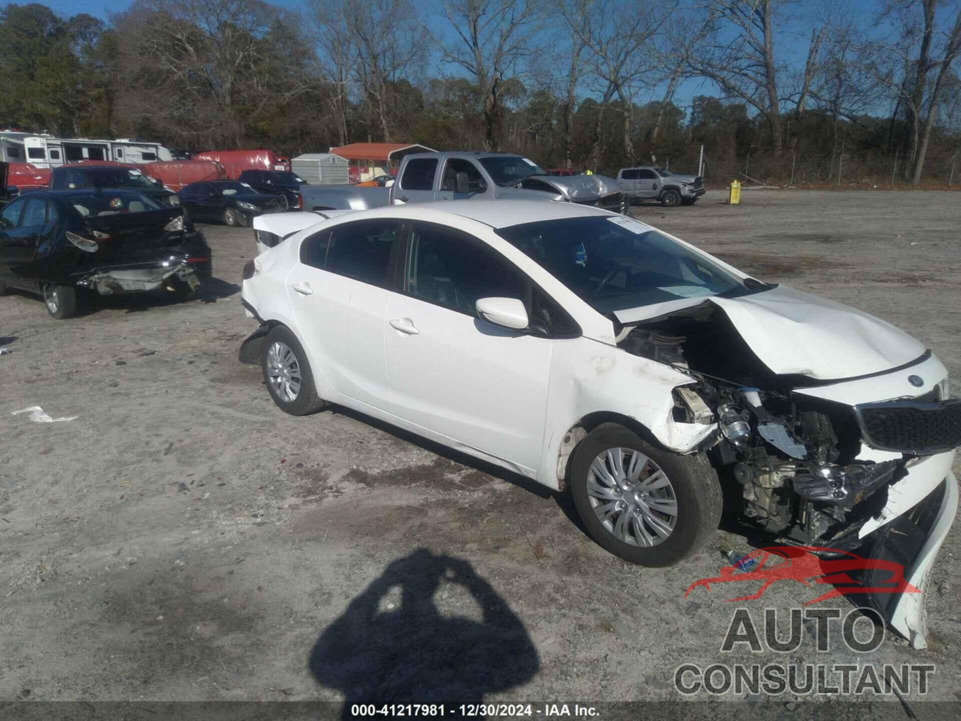 KIA FORTE 2017 - 3KPFK4A79HE075662