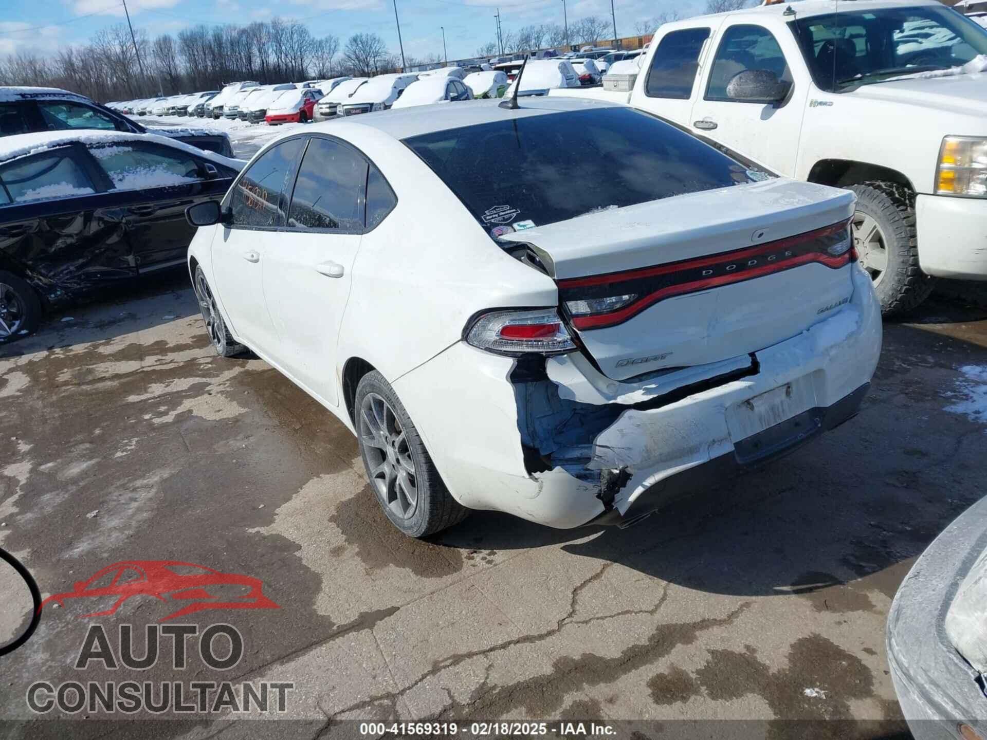 DODGE DART 2015 - 1C3CDFBB2FD362985